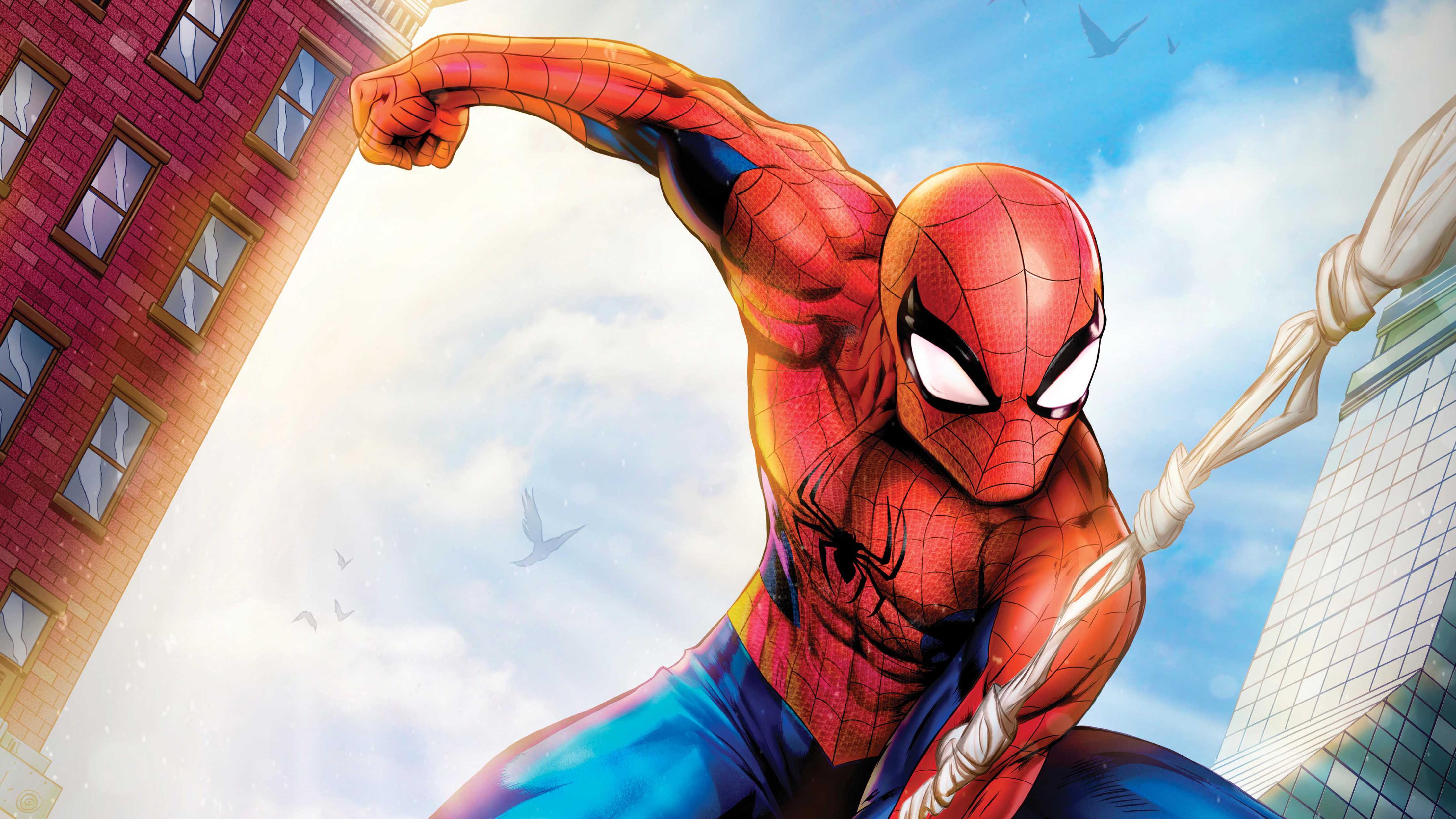 4424 x 2489 · jpeg - Spiderman Paint Art4k, HD Superheroes, 4k Wallpapers, Images ...
