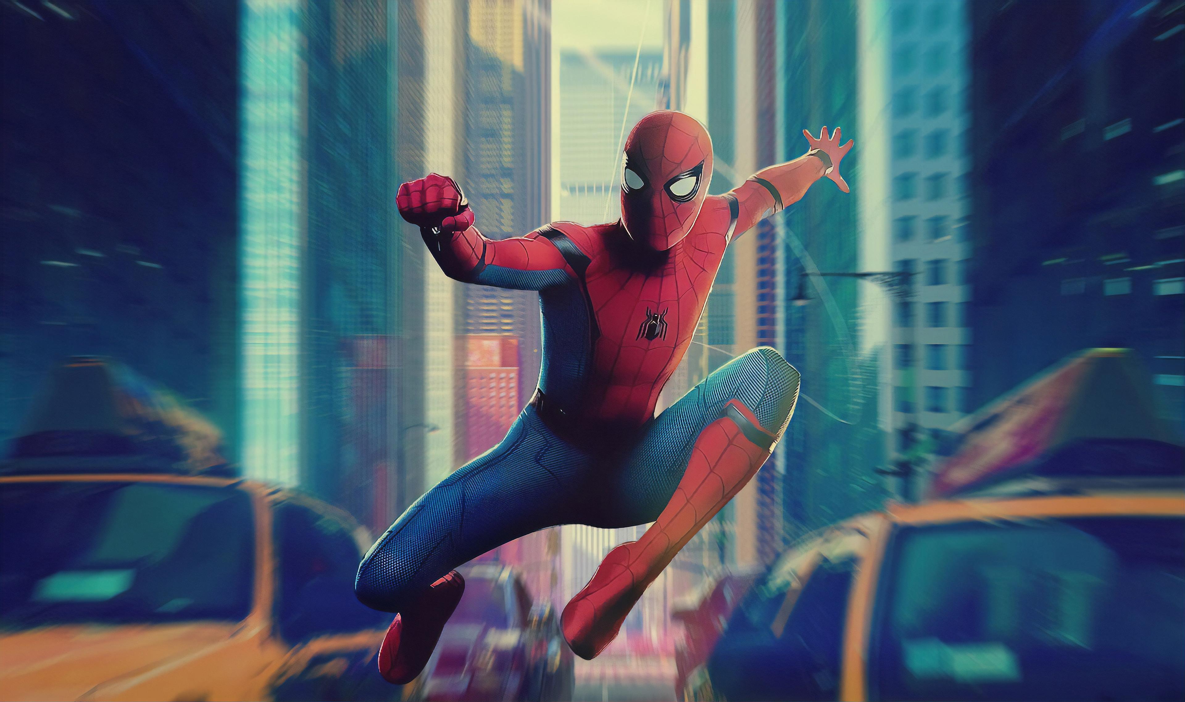 3840 x 2277 · jpeg - 2019 Spiderman 4k Art, HD Superheroes, 4k Wallpapers, Images ...