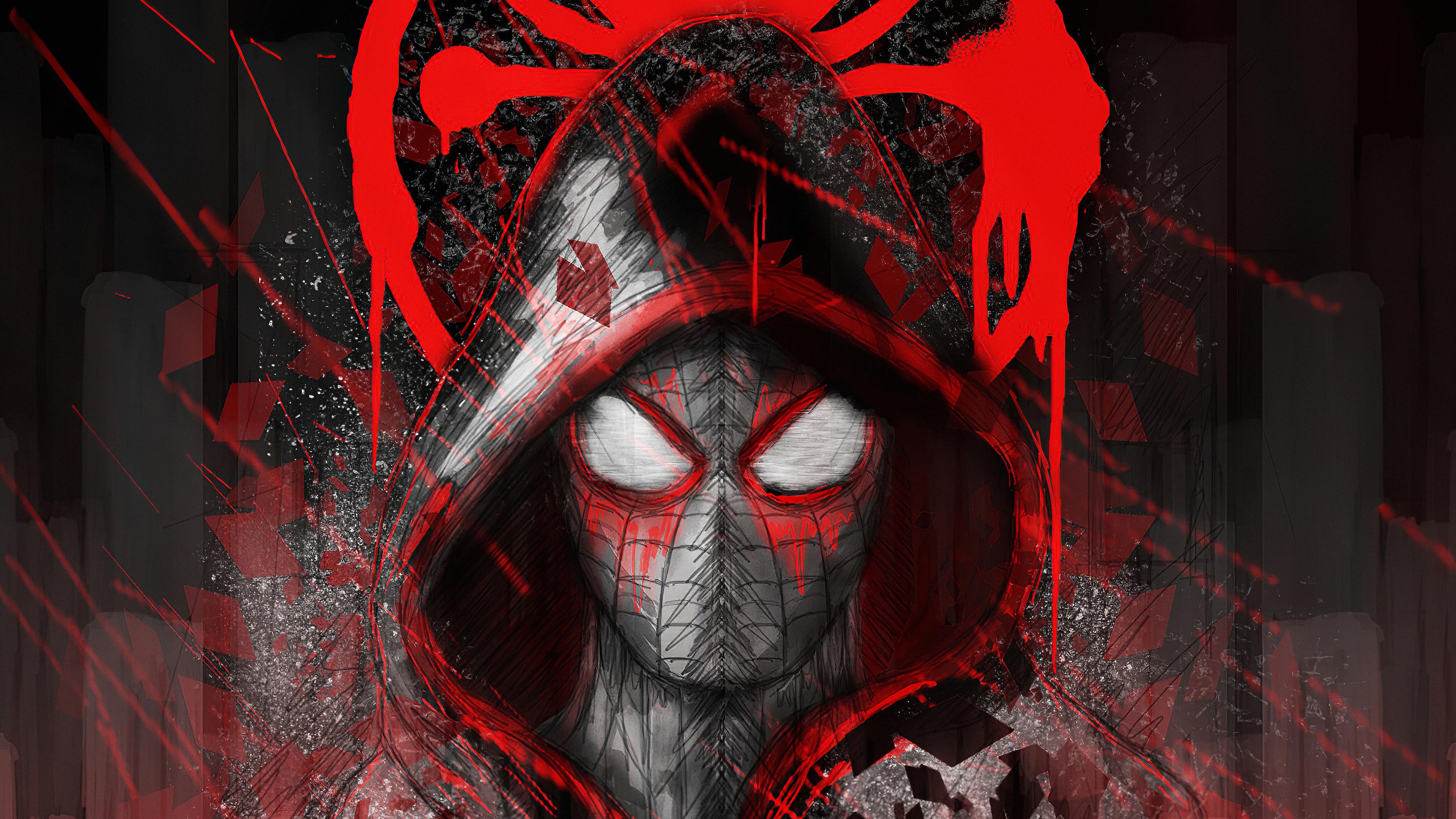 3872 x 2178 · jpeg - Spiderman Hoodie Art spider man wallpaper phone hd 4k, Spider man ...