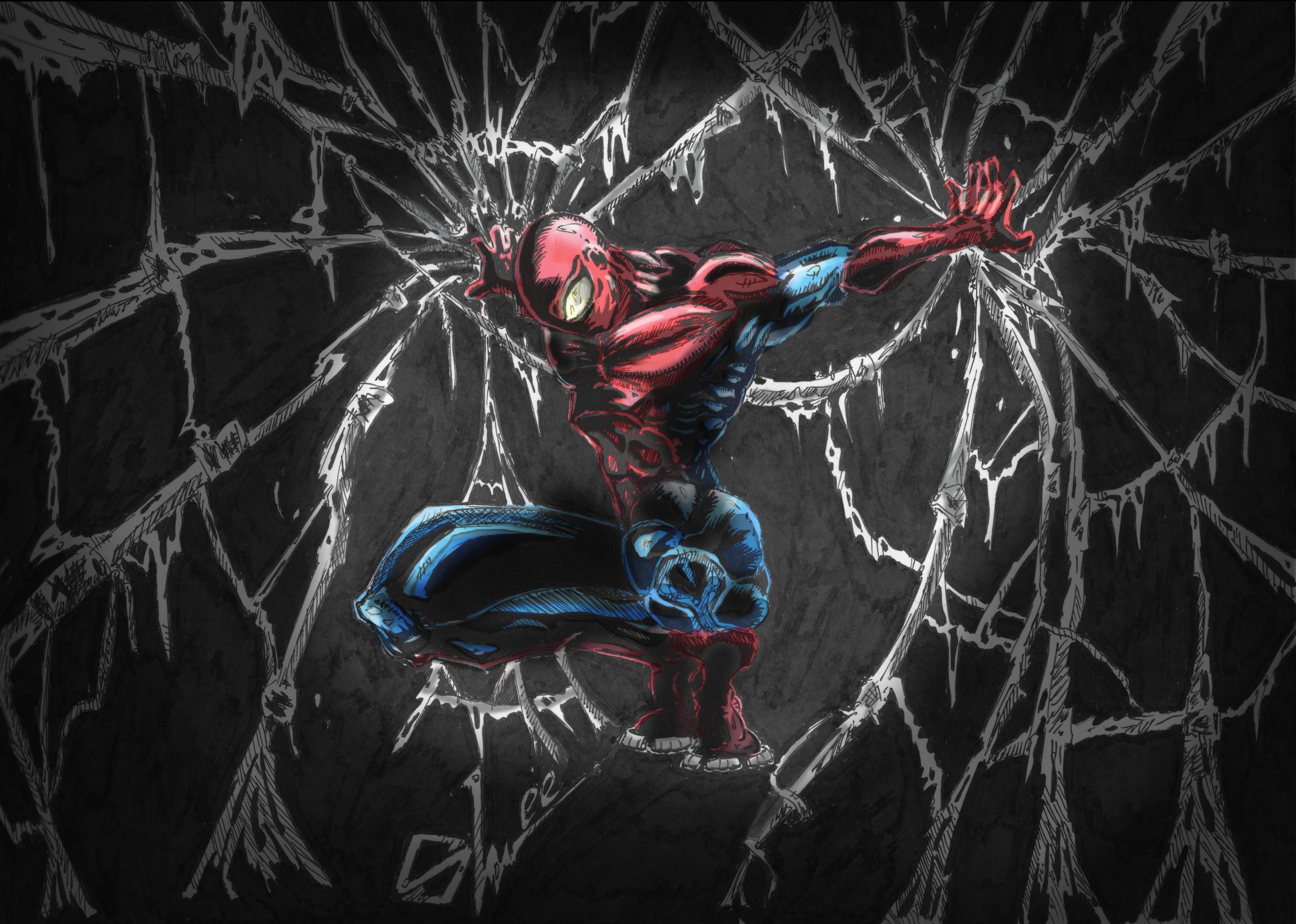 3372 x 2405 · jpeg - Spiderman Comic Art, HD Artist, 4k Wallpapers, Images, Backgrounds ...