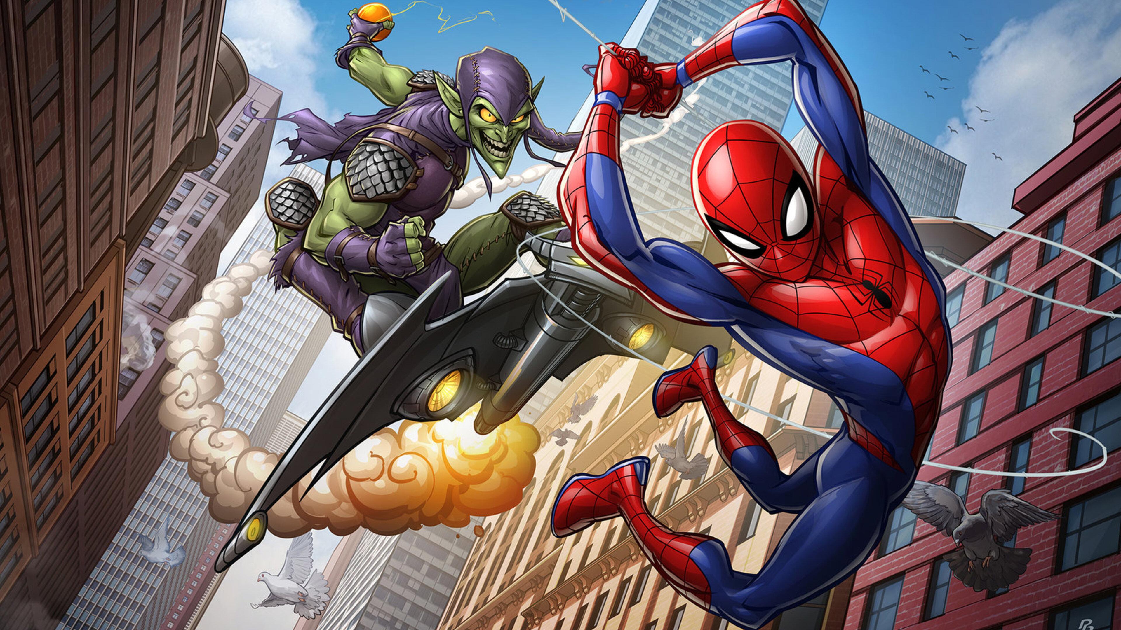 3840 x 2160 · jpeg - 3840x2160 Spiderman The Animated Series Artwork 4k HD 4k Wallpapers ...