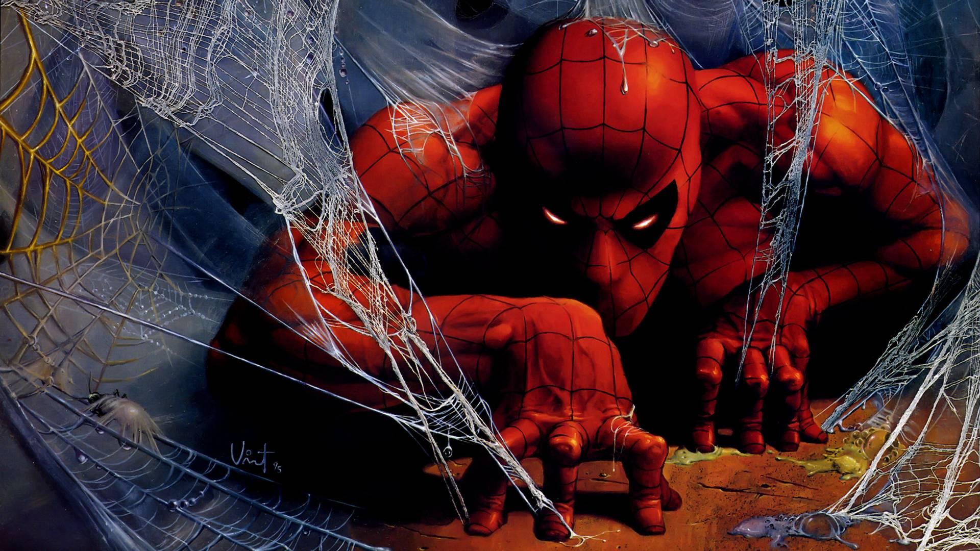 1920 x 1080 · jpeg - Spider-Man Cartoon Wallpapers - Wallpaper Cave