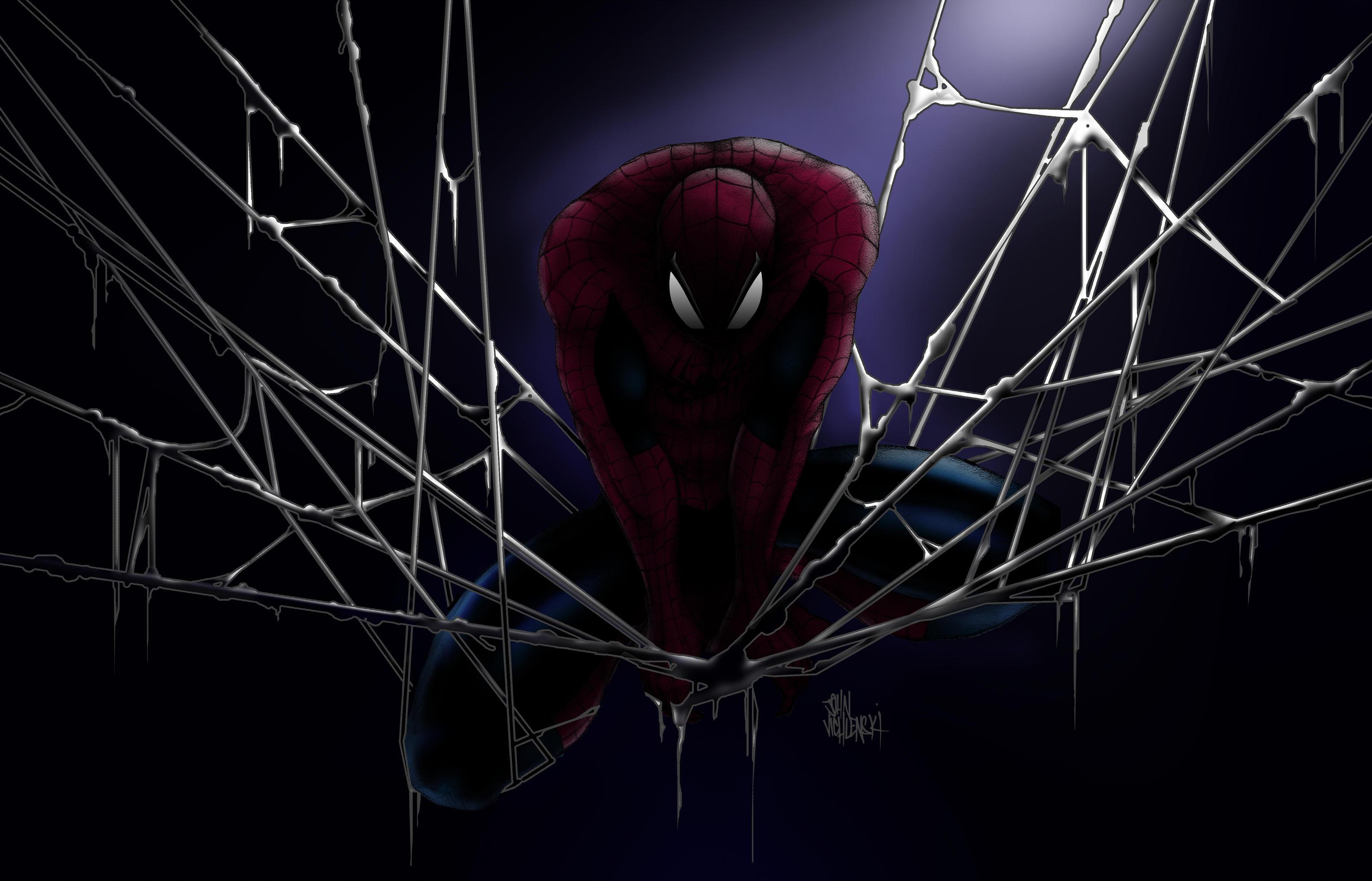 3056 x 1963 · jpeg - Spiderman Shoots Spider Web, HD Superheroes, 4k Wallpapers, Images ...