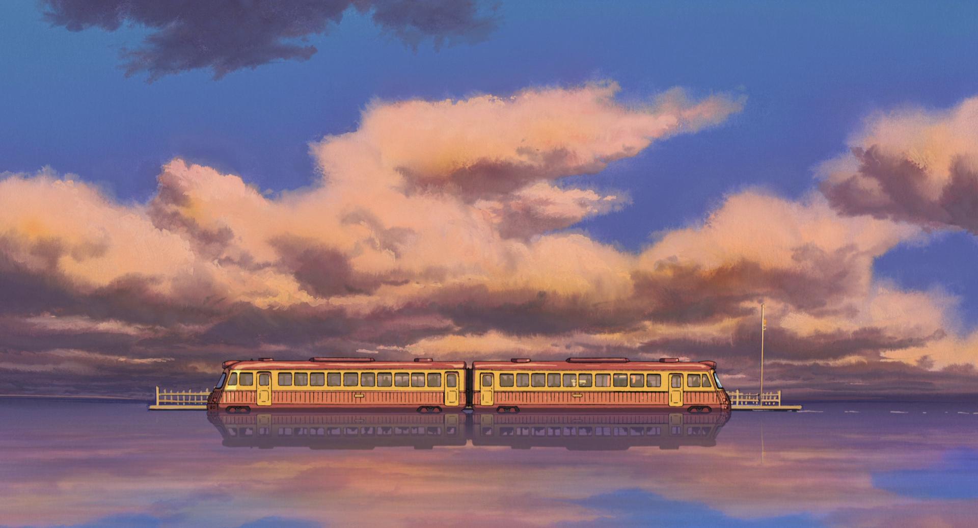 1920 x 1036 · png - spirited away train - Google Search | Movie color palette, Ghibli ...