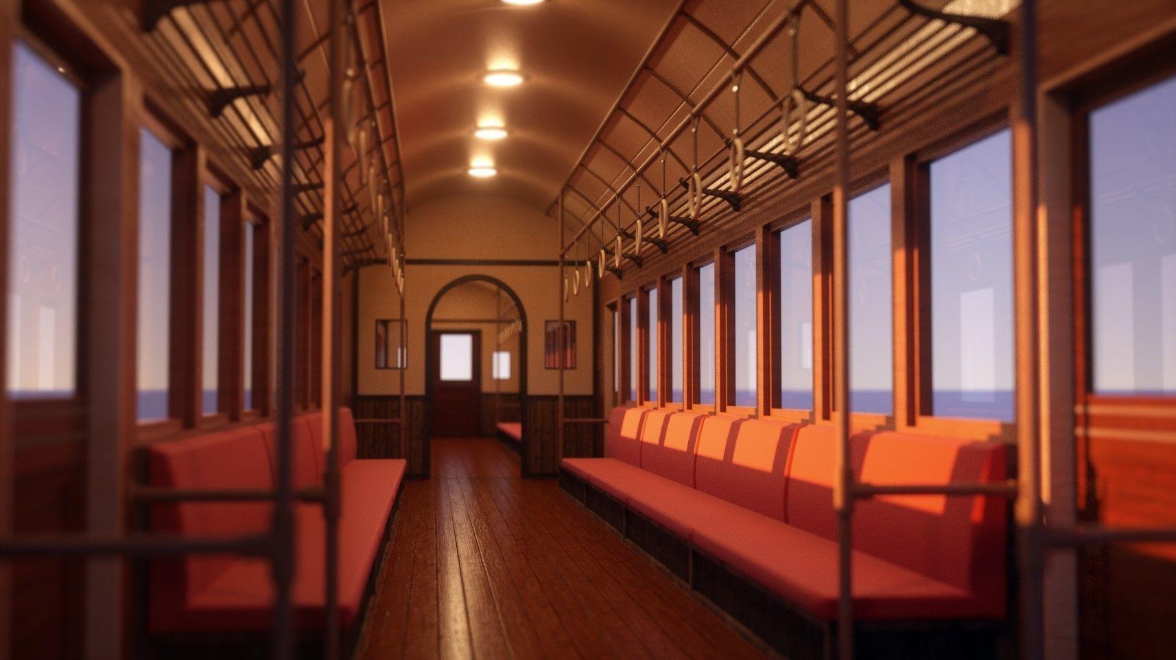 1714 x 962 · jpeg - The Train in Spirited Away 3D | CGTrader