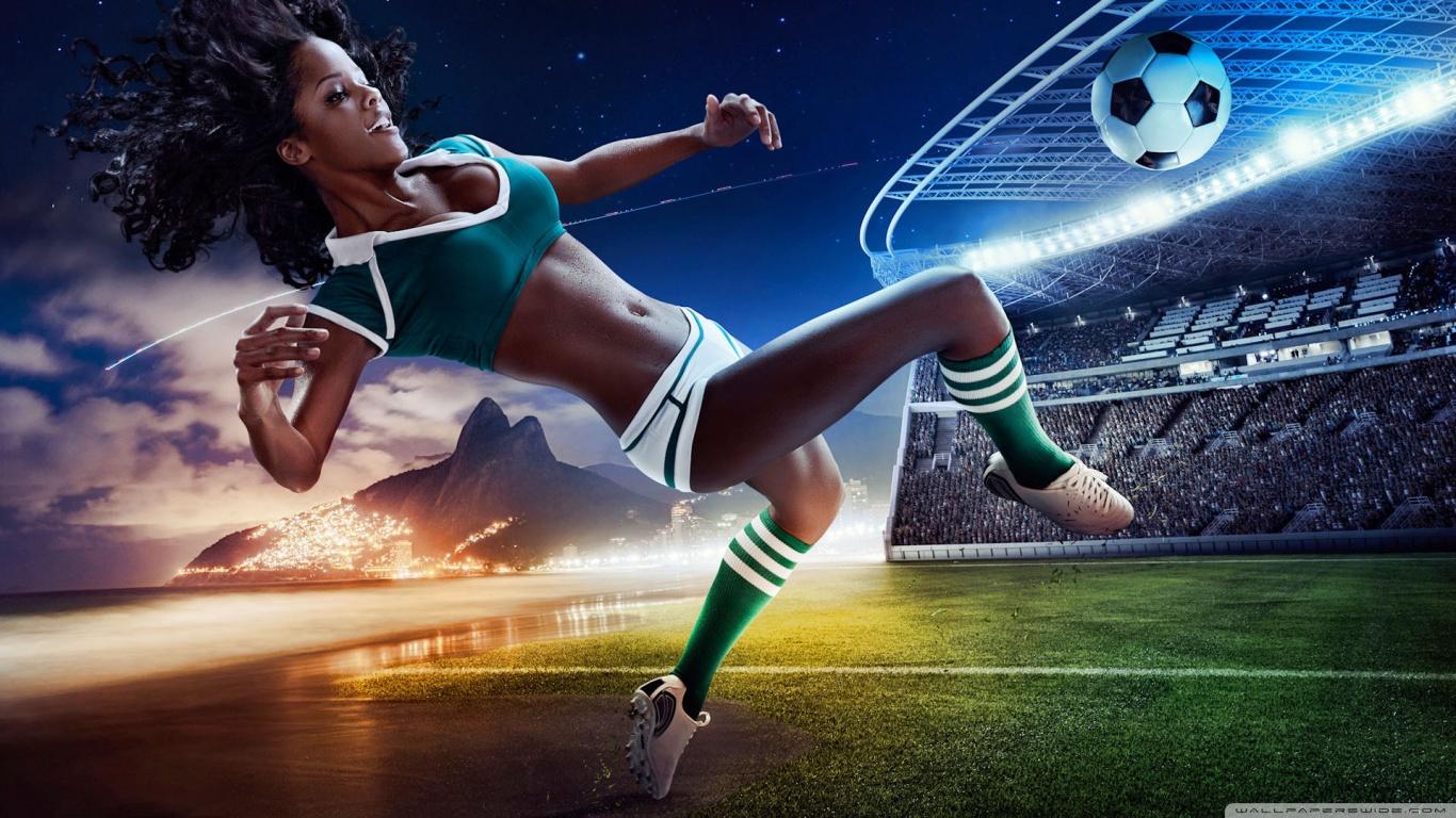 1366 x 768 · jpeg - Soccer wallpaper for girls (30 Wallpapers)  Adorable Wallpapers
