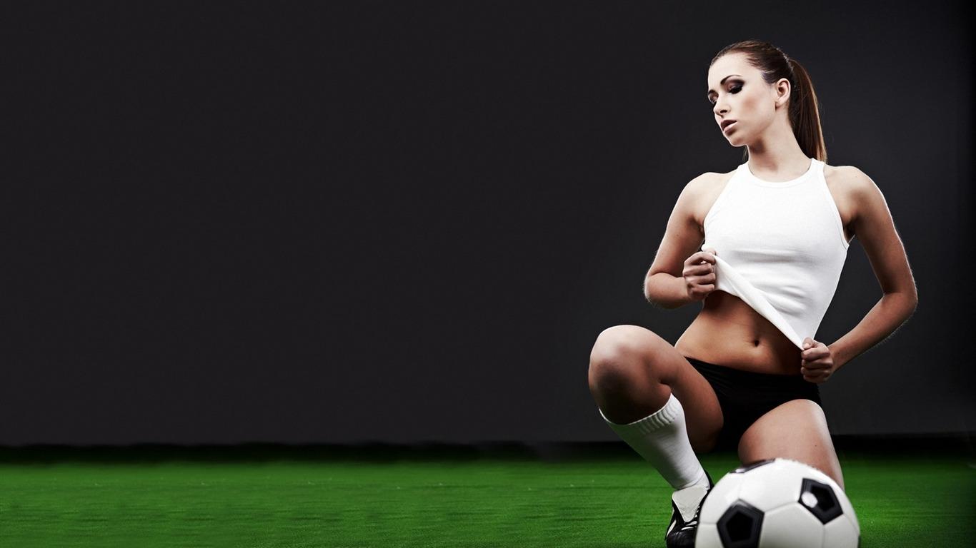1366 x 768 · jpeg - Sexy football beauty-Football sport desktop wallpaper series-1366x768 ...