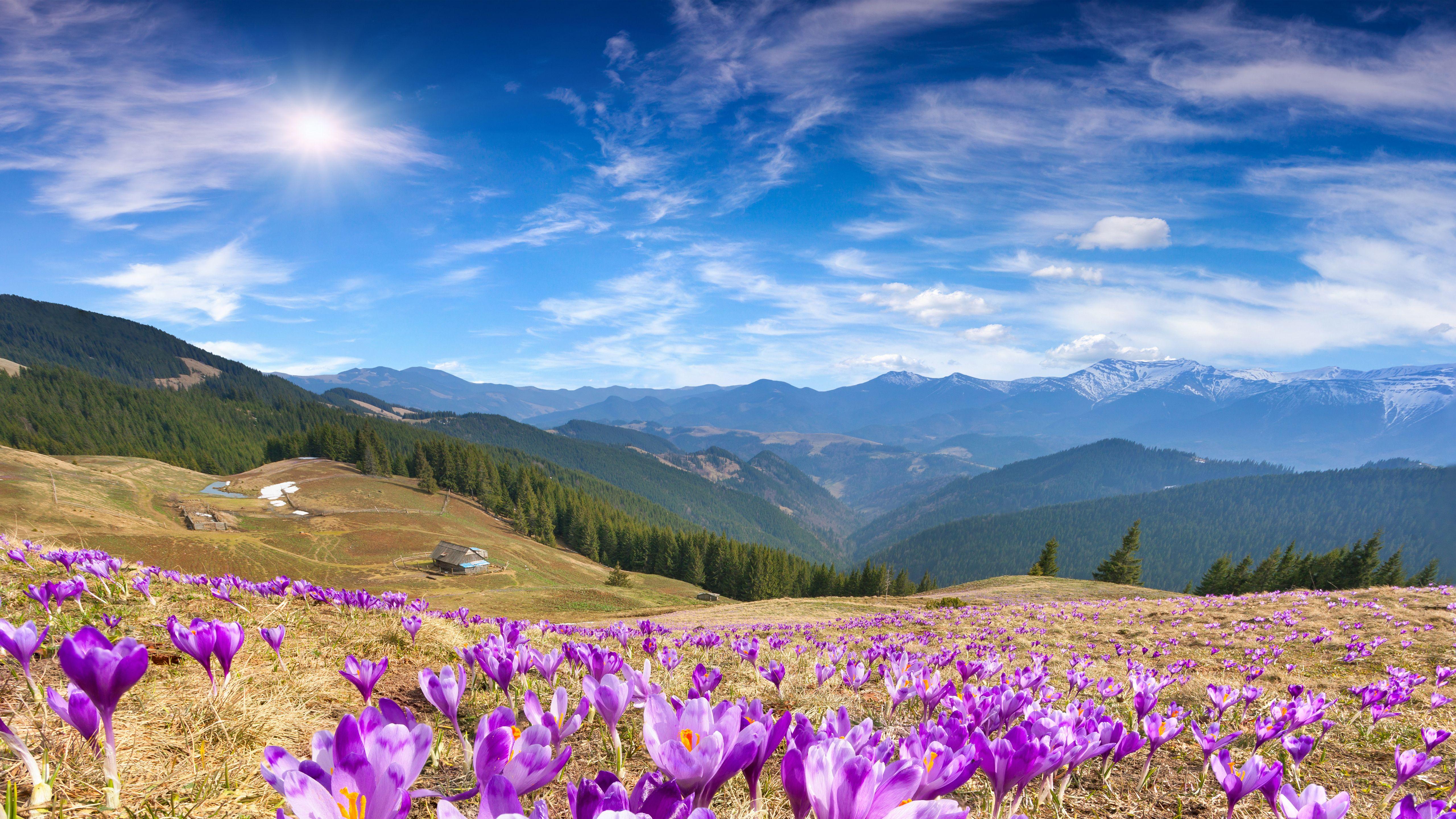 5120 x 2880 · jpeg - Mountains In Spring Wallpapers - Wallpaper Cave