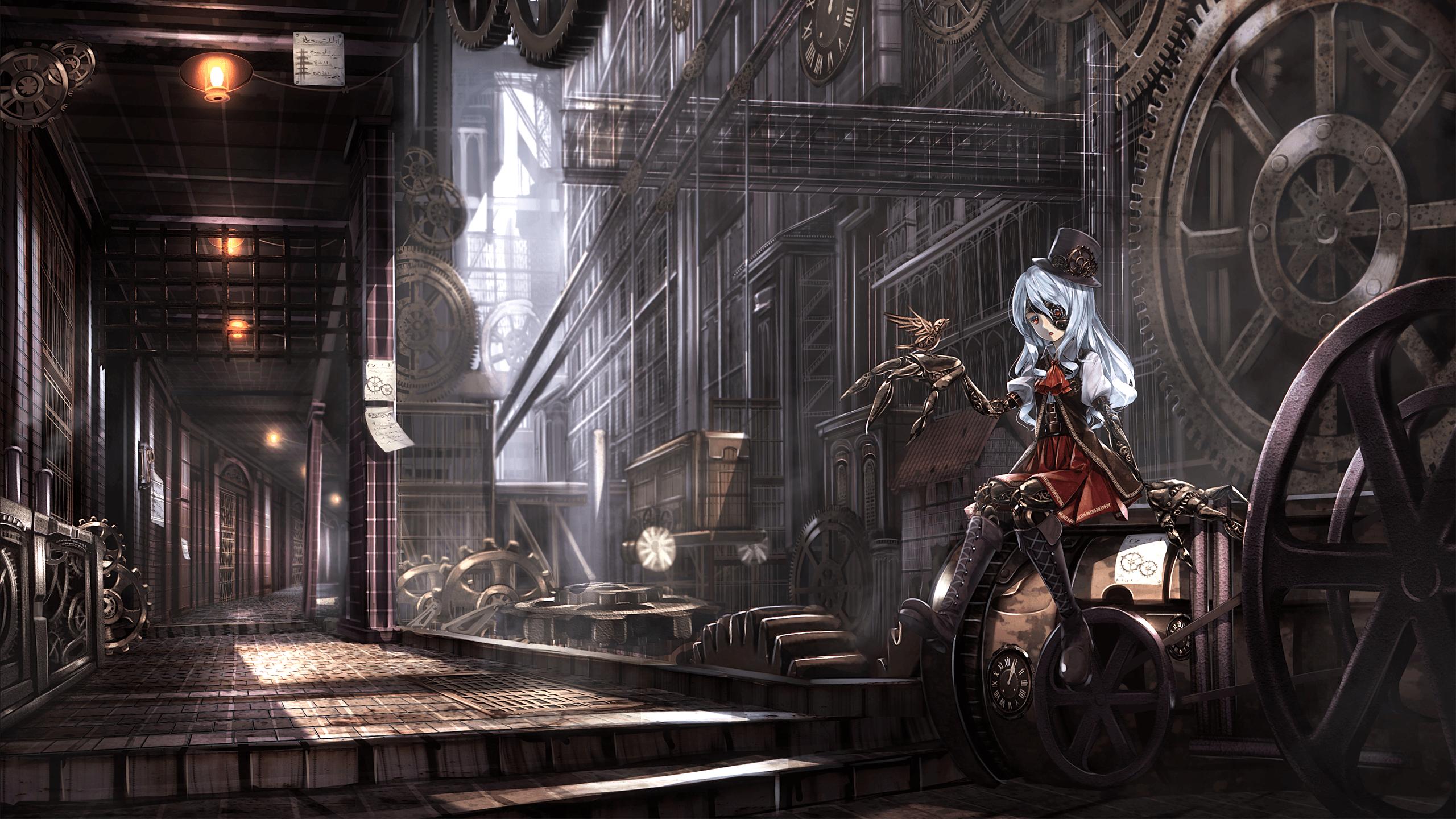 2560 x 1440 · png - Anime Steampunk Wallpapers - Top Free Anime Steampunk Backgrounds ...