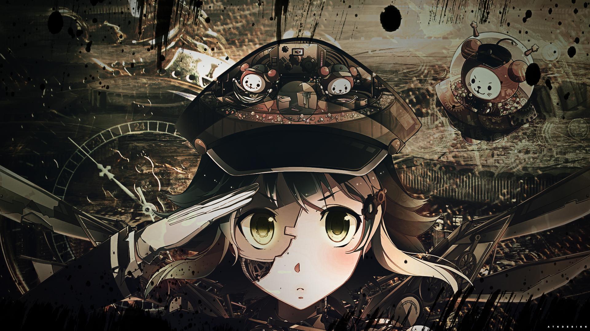 1920 x 1080 · jpeg - Anime wallpaper Steampunk girl (by ATNDesign) | Free Desktop Wallpaper