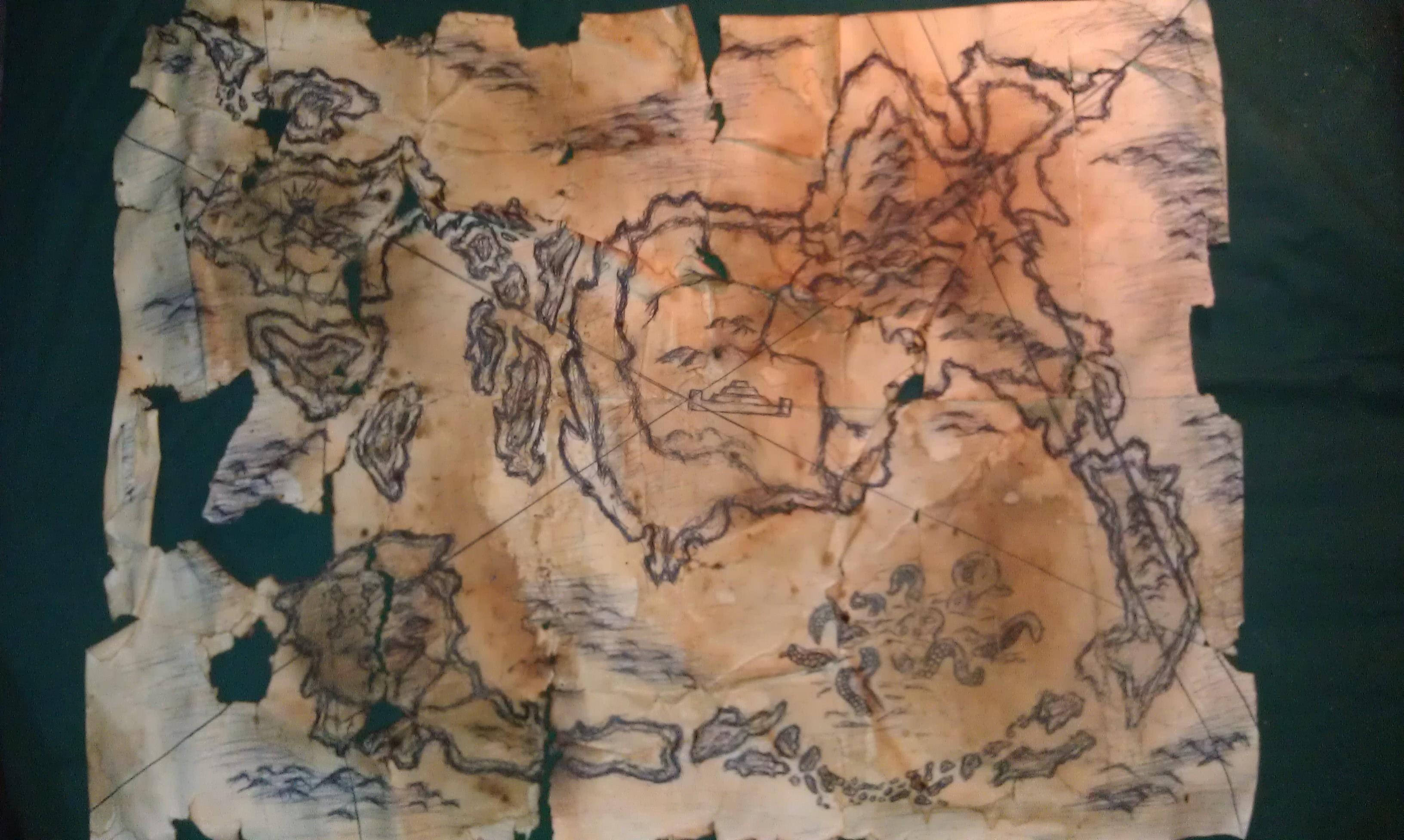 3264 x 1952 · jpeg - Steampunk Treasure Map by I-EAT-SOULS on DeviantArt