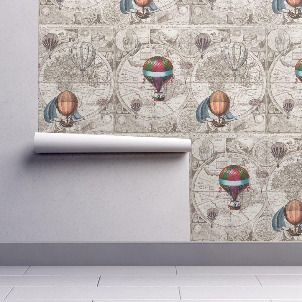 1024 x 1024 · jpeg - Steampunk Map | Wallpaper, Self adhesive wallpaper, Prints