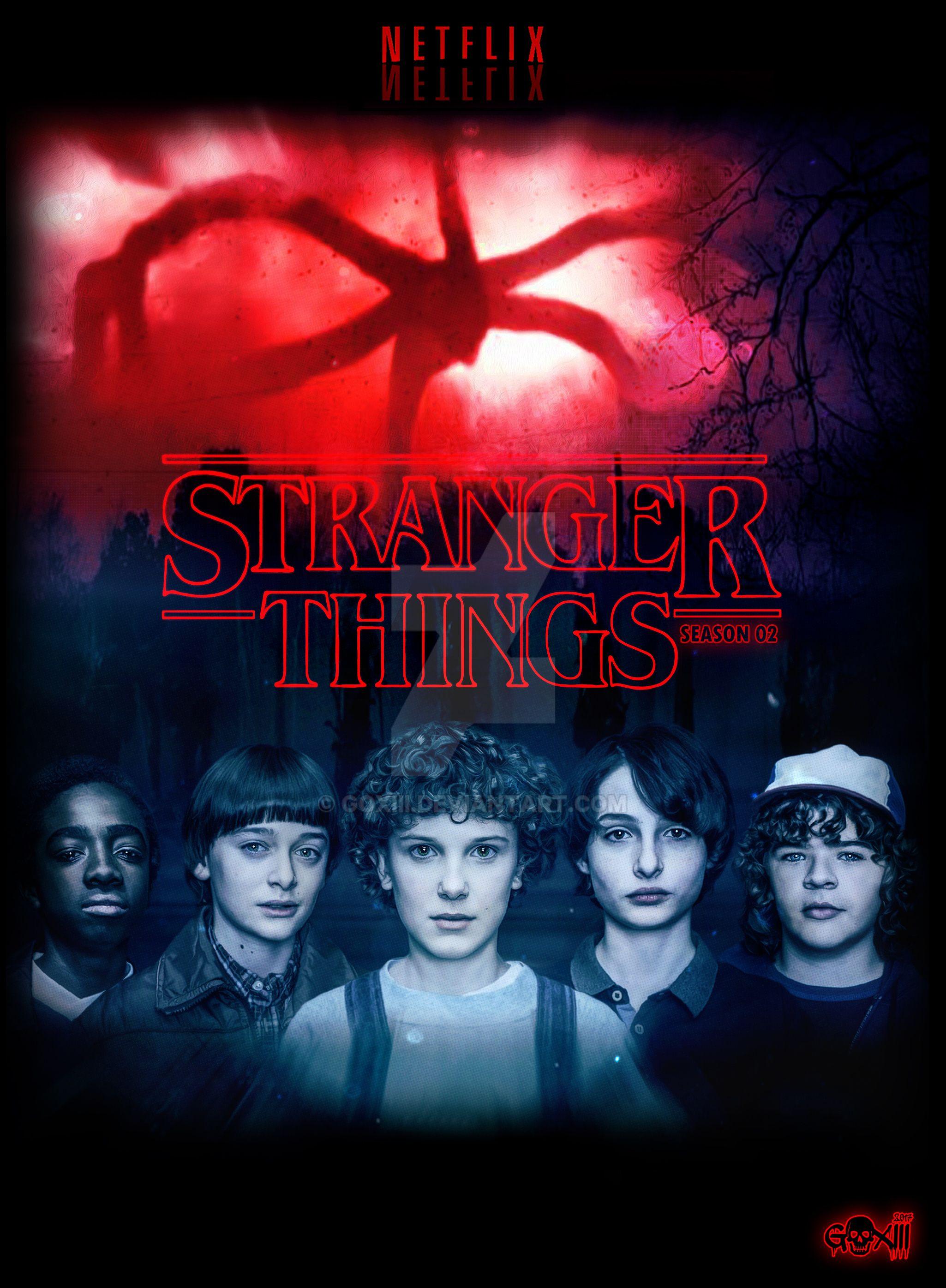2050 x 2791 · jpeg - Stranger Things season 2 Poster by GOXIII on DeviantArt