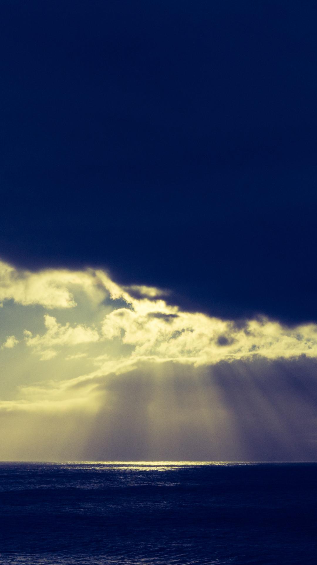 1080 x 1920 · jpeg - Cloud And Sun Ray iPhone Wallpaper | iDrop News