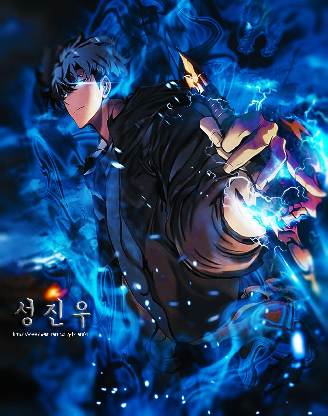 1280 x 1623 · jpeg - Sung Jin-Woo Solo Leveling by GFX-ARAKI on DeviantArt | Anime, Anime ...