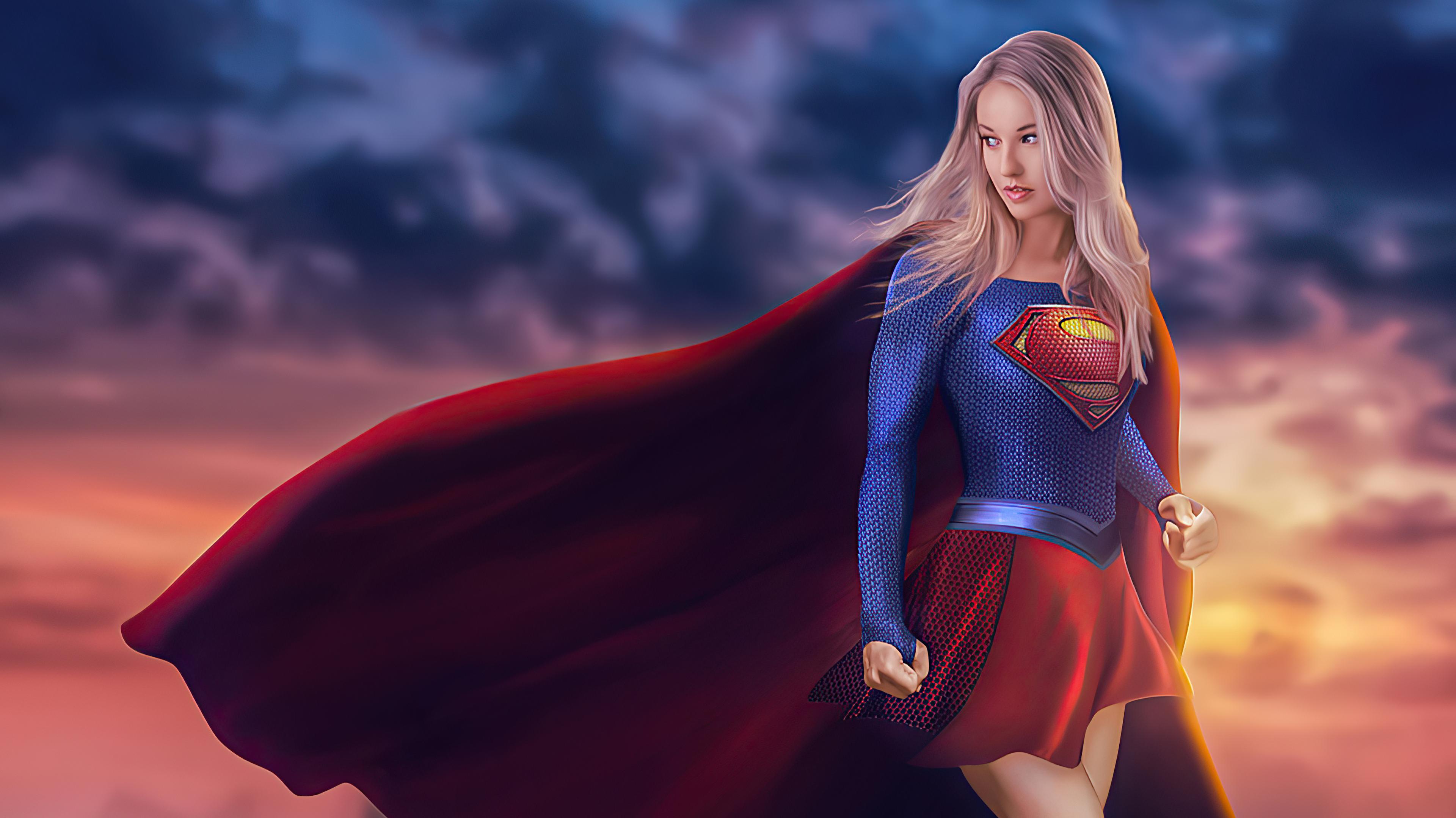 3840 x 2159 · jpeg - Supergirl 2020 Art 4k, HD Superheroes, 4k Wallpapers, Images ...