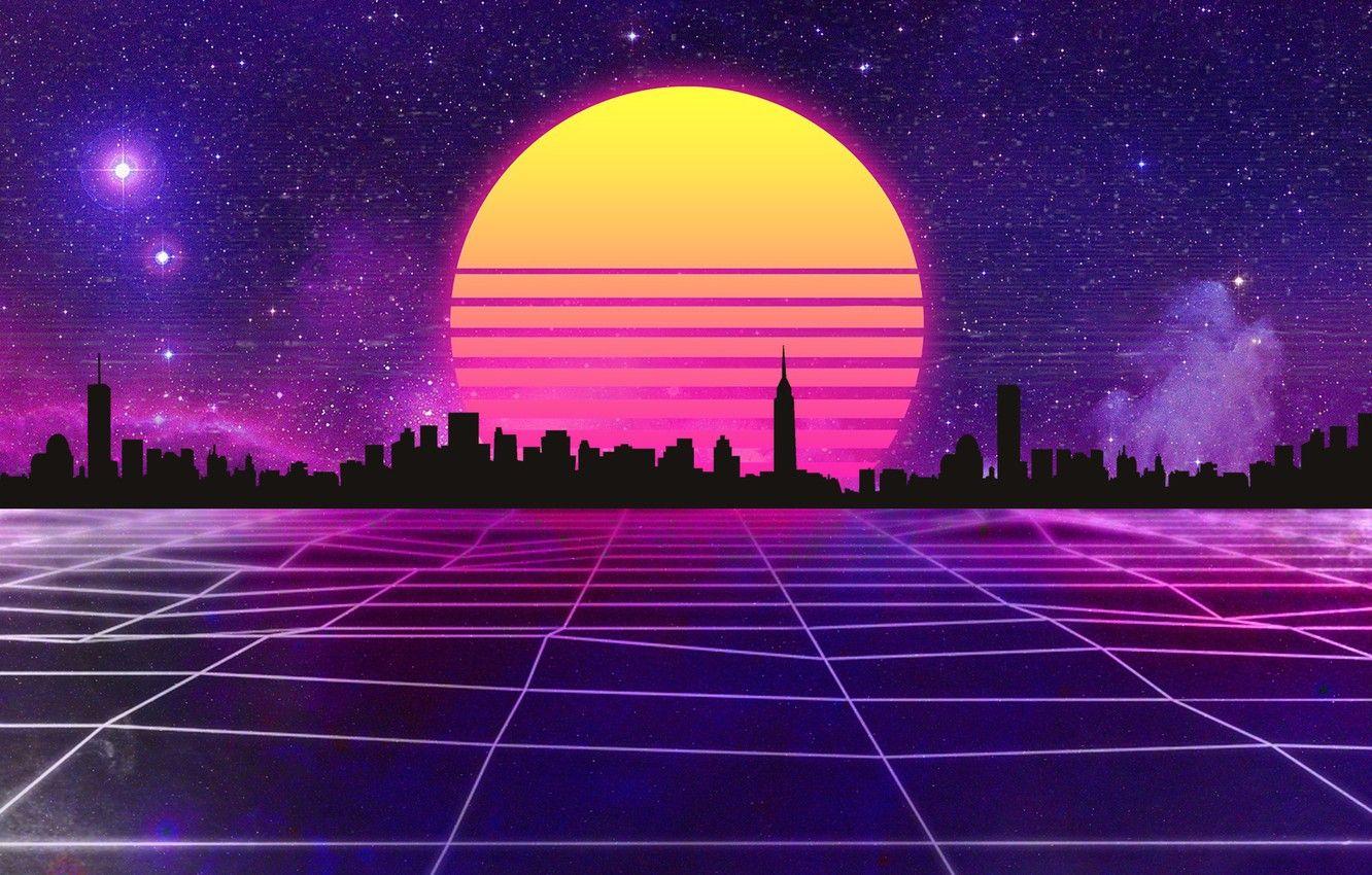 1332 x 850 · jpeg - Synthwave City Wallpapers - Top Free Synthwave City Backgrounds ...