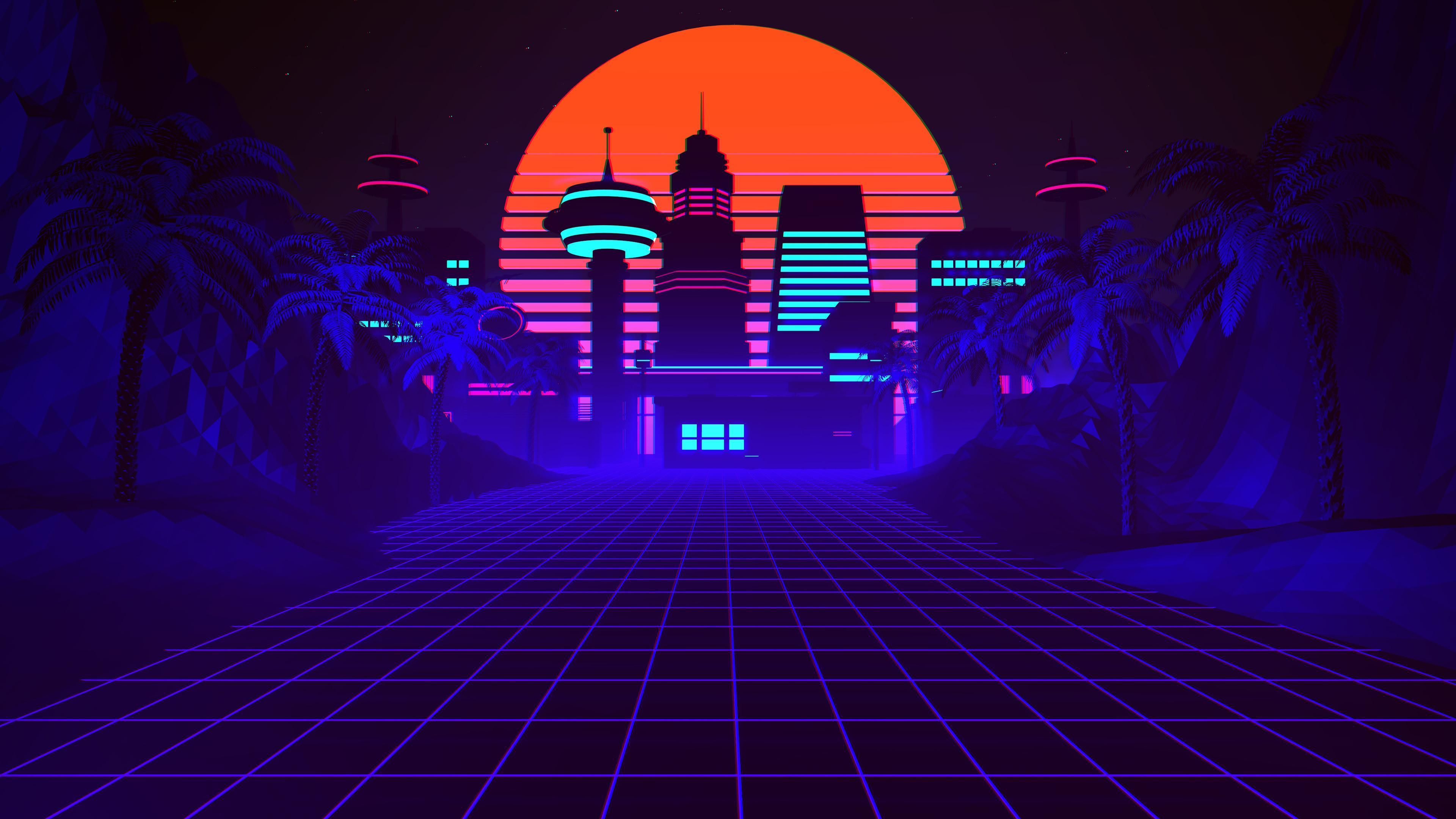 3840 x 2160 · jpeg - Retro Synthwave Ps4 Wallpapers - Wallpaper Cave
