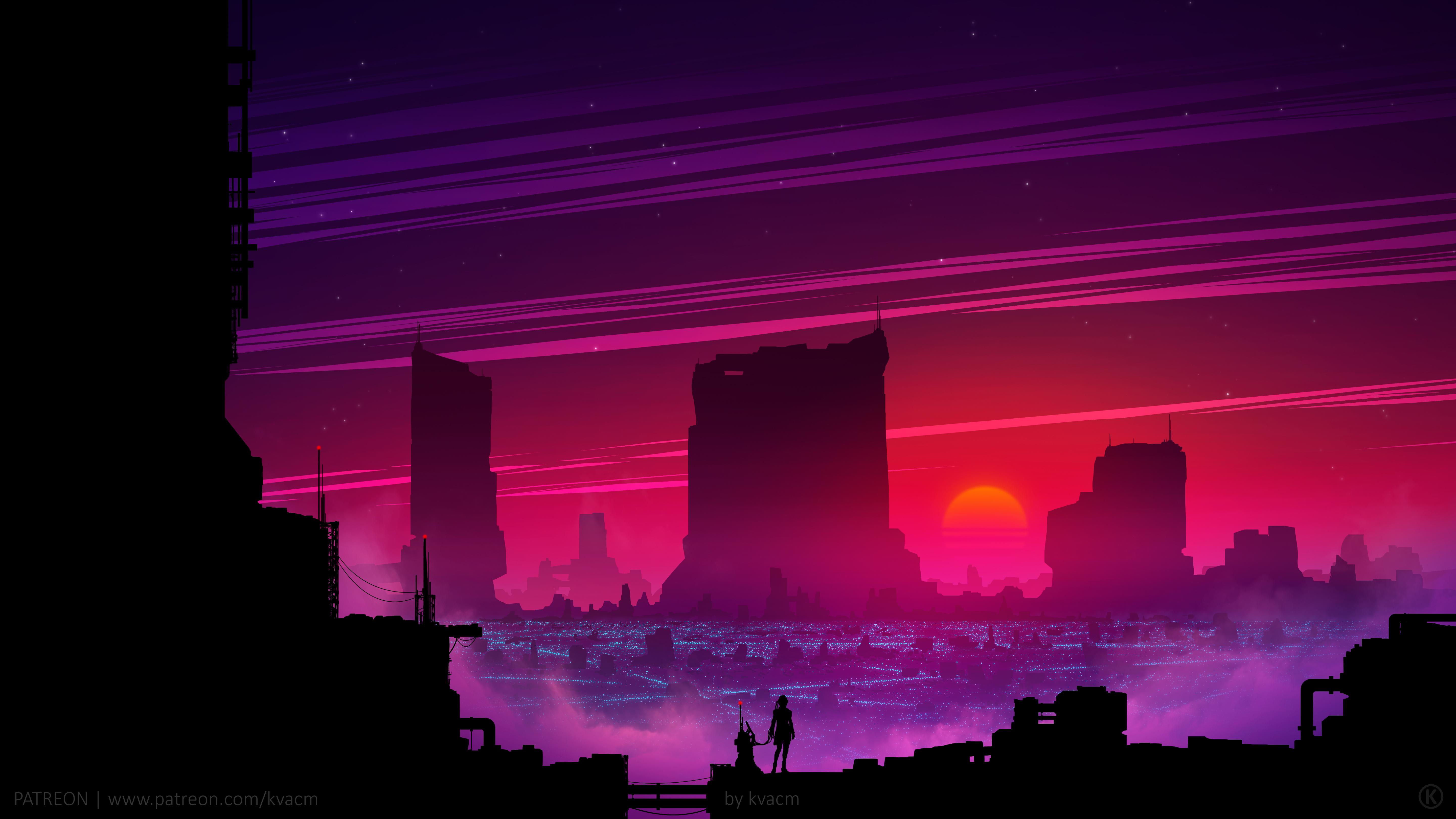 5760 x 3240 · jpeg - Synthwave Future Scifi 5k, HD Artist, 4k Wallpapers, Images ...