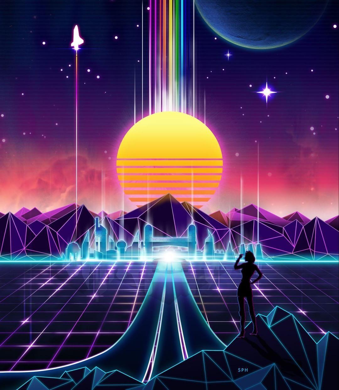 1080 x 1244 · jpeg - Synthwave Android Wallpapers - Wallpaper Cave
