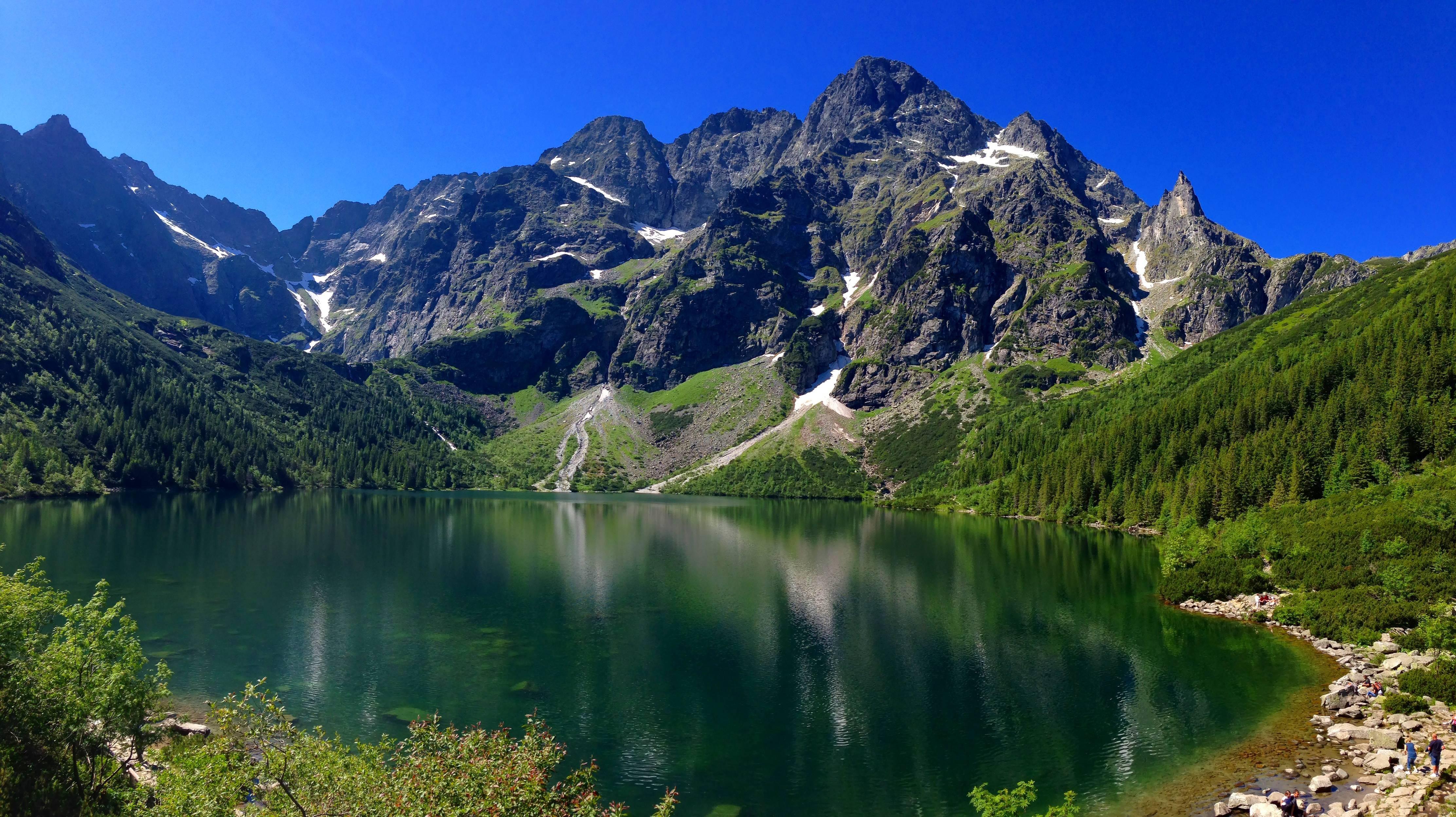 4448 x 2494 · jpeg - nature, Landscape, Photography, Lake, Forest, Blue, Sky, Tatra ...