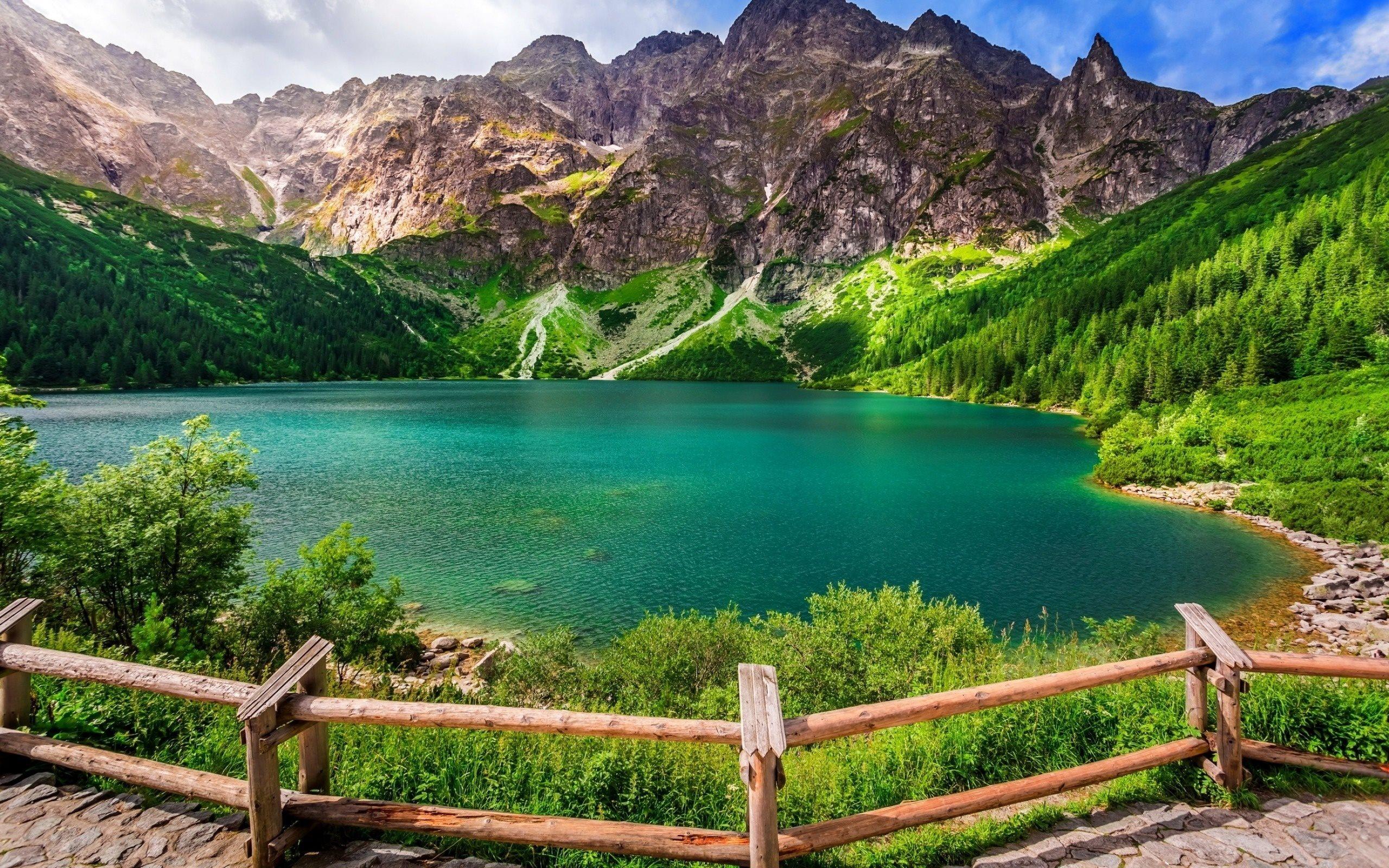 2560 x 1600 · jpeg - Download wallpapers Morskie Oko, Tatra Mountains, summer, lake ...