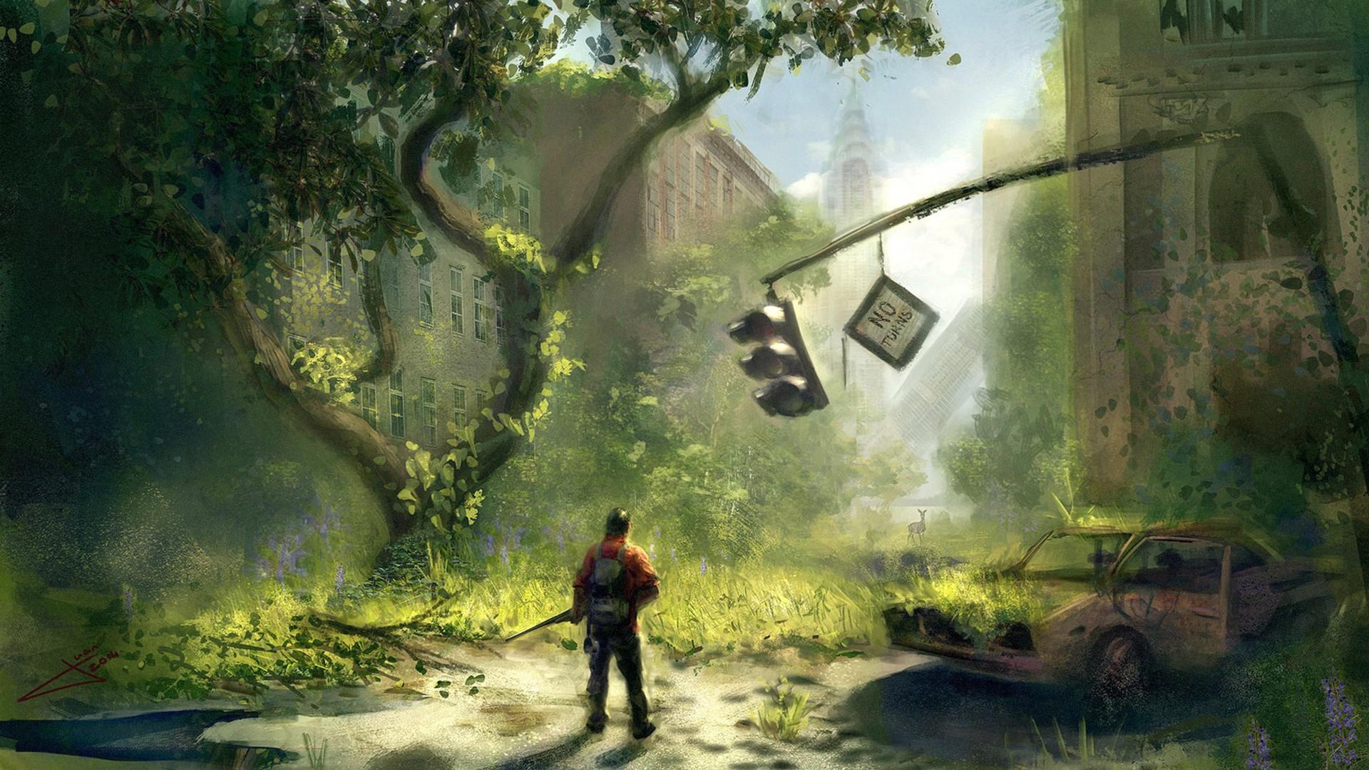 1920 x 1080 · jpeg - artwork, Apocalyptic, The Last of Us, Science fiction, Video games ...