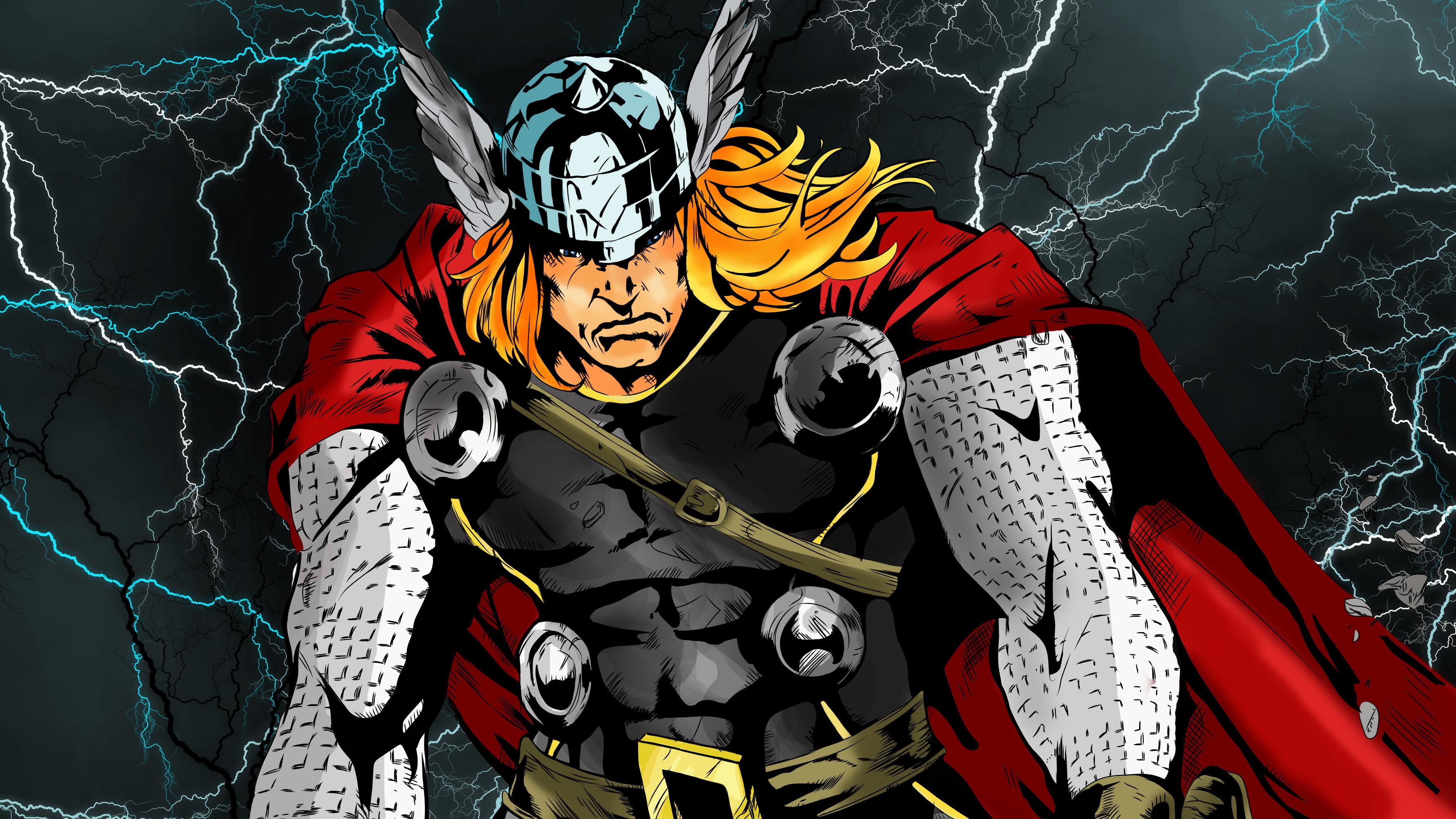 3567 x 2006 · jpeg - Thor Comic Art, HD Superheroes, 4k Wallpapers, Images, Backgrounds ...