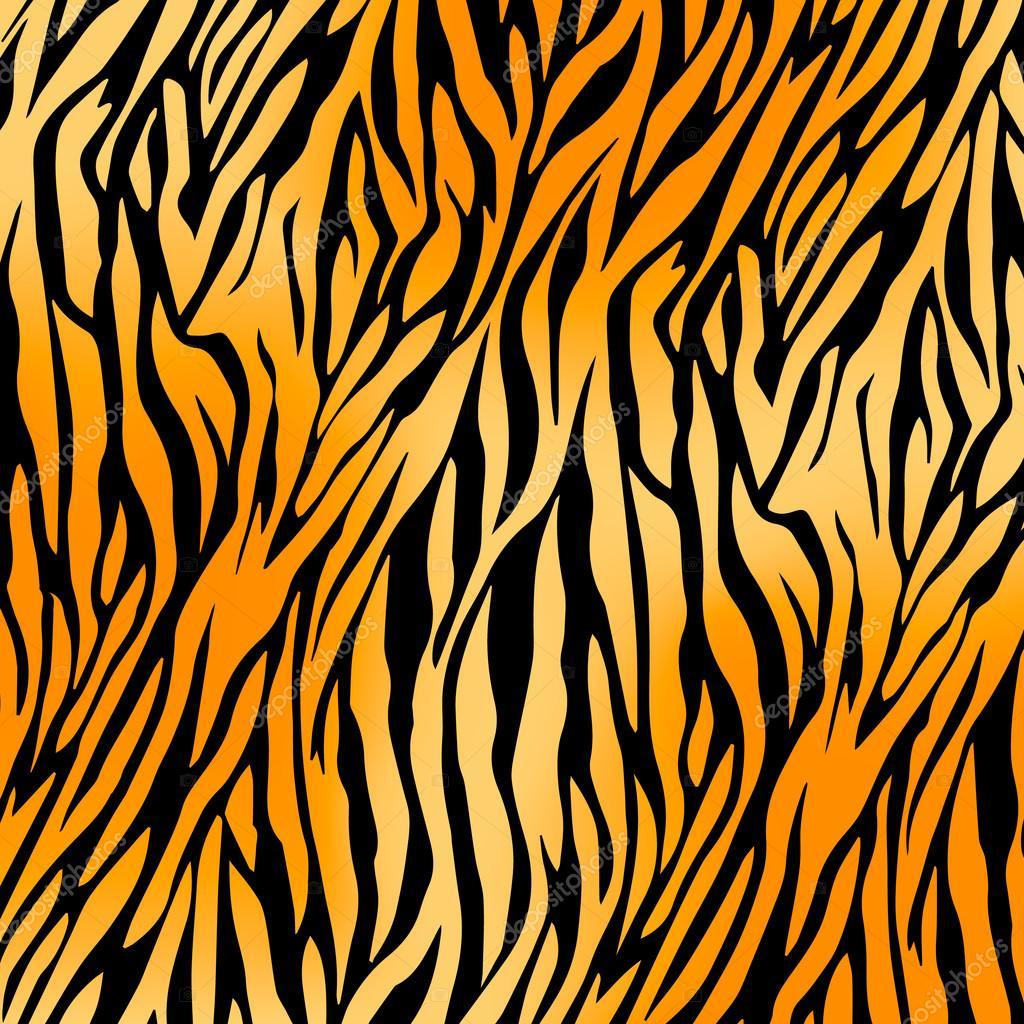 1024 x 1024 · jpeg - Seamless tiger print pattern and background vector illustration  Stock ...