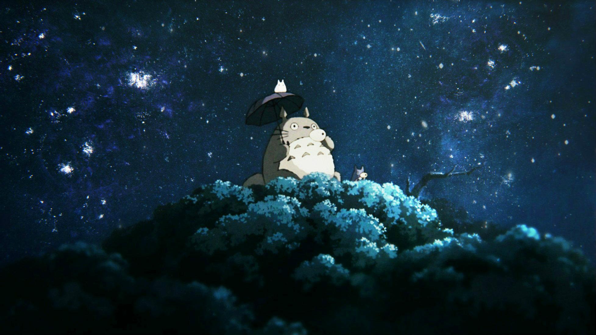 1956 x 1102 · png - Totoro (by ElizabethCute1998) | Free Desktop Wallpaper