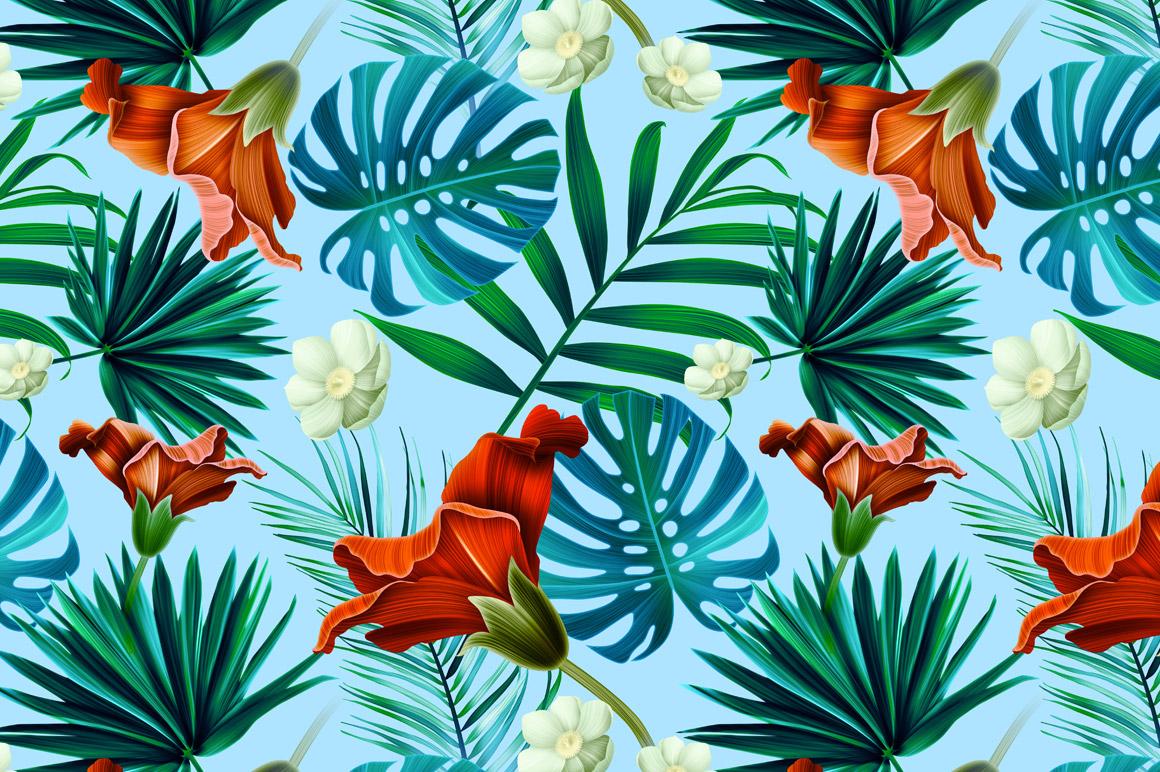 1160 x 772 · jpeg - [48+] Tropical Pattern Wallpaper on WallpaperSafari
