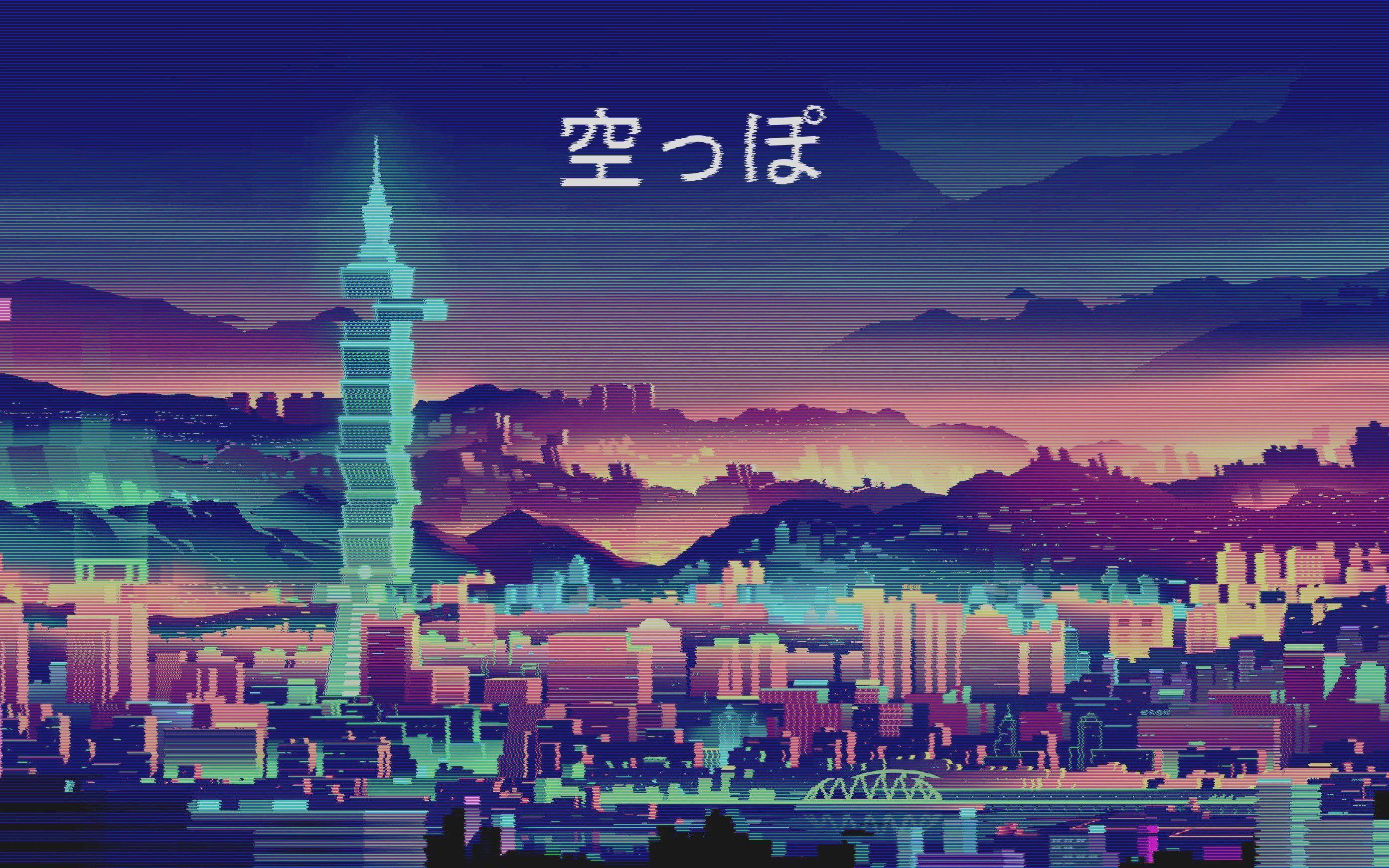 2787 x 1742 · jpeg - Anime Aesthetic City PC Wallpapers - Wallpaper Cave