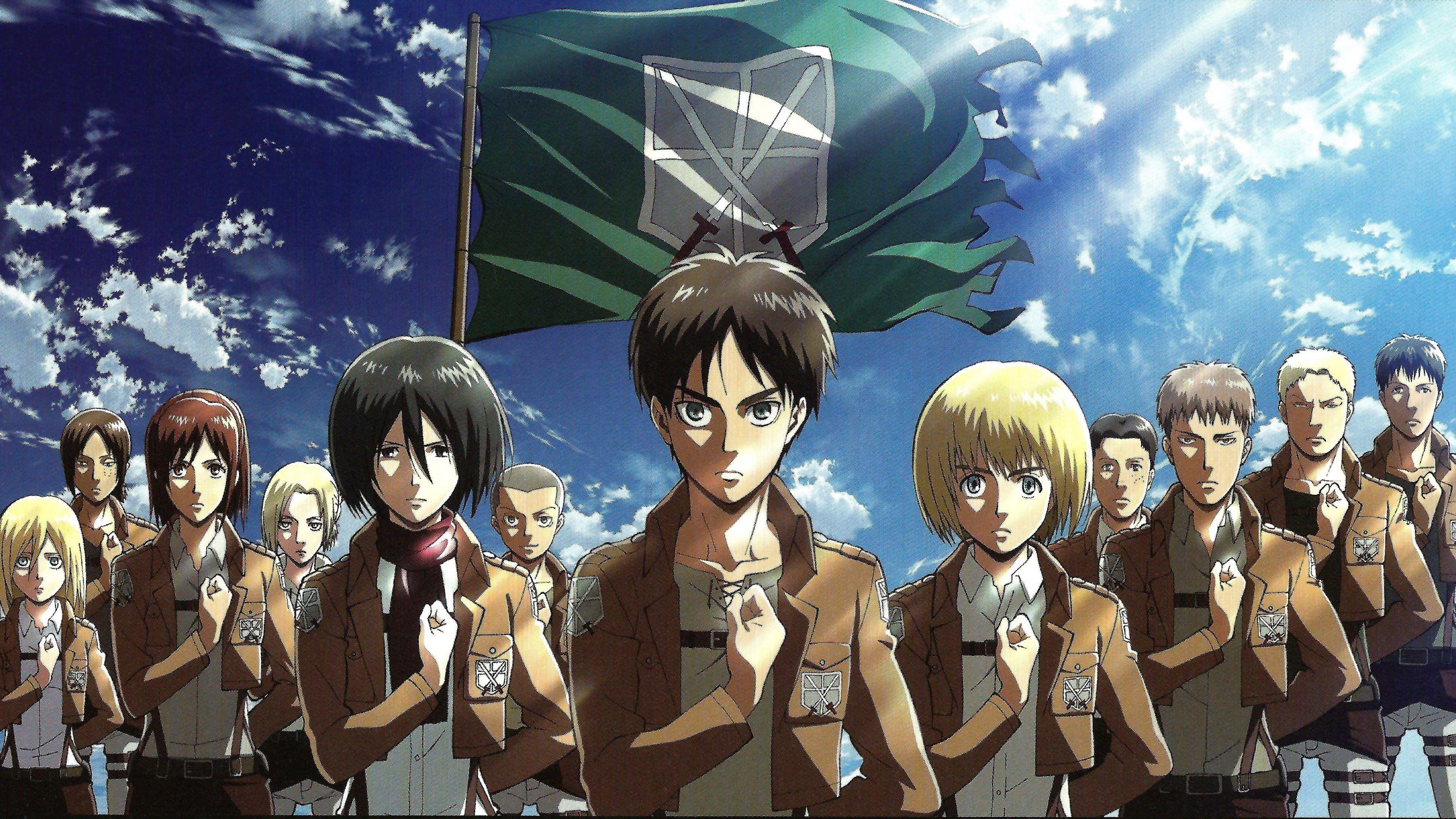 3840 x 2160 · jpeg - Attack On Titan Characters Wallpapers - Top Free Attack On Titan ...