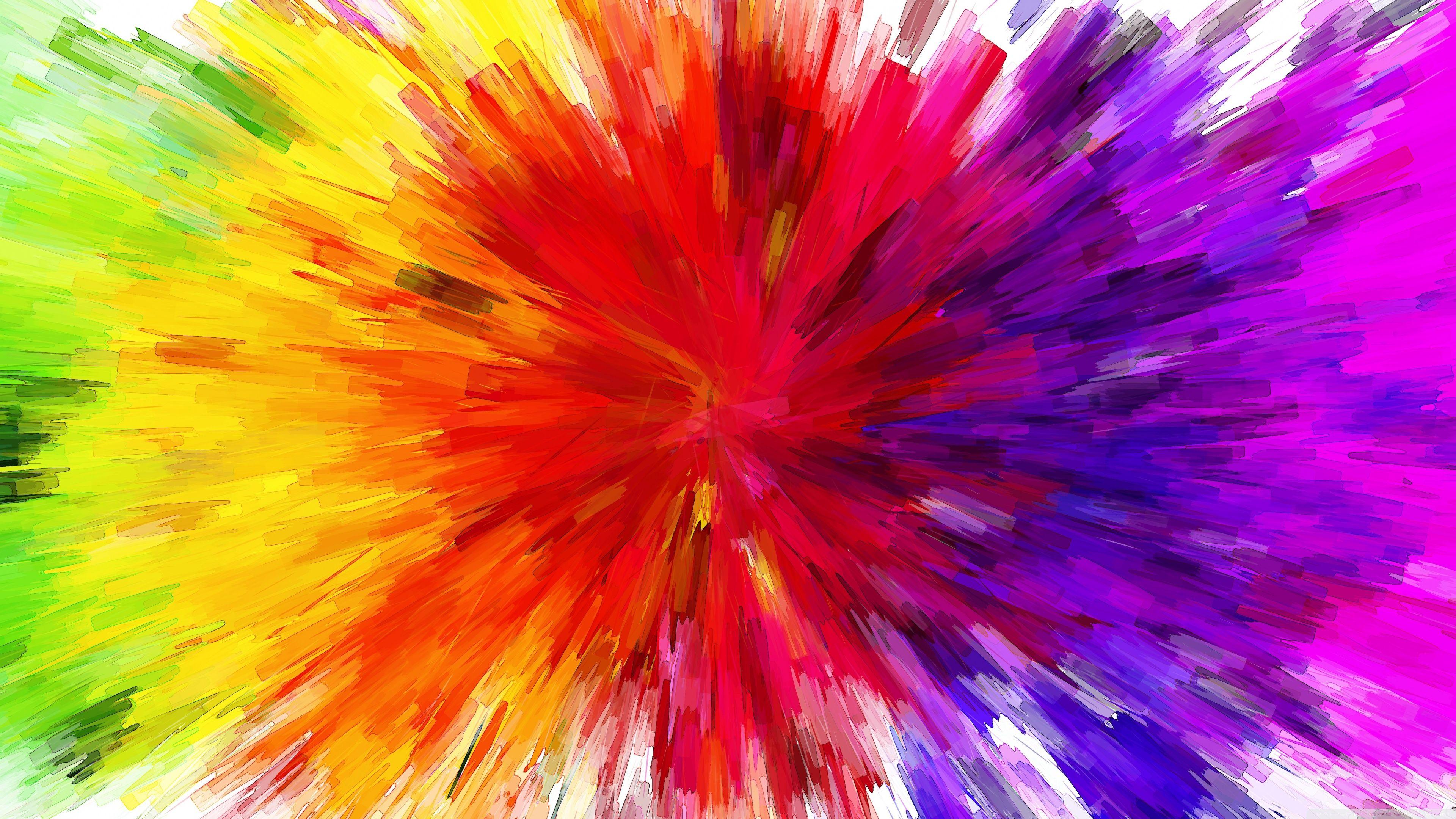 3840 x 2160 · jpeg - Vibrant Geometric Colors 4k Wallpapers - Wallpaper Cave