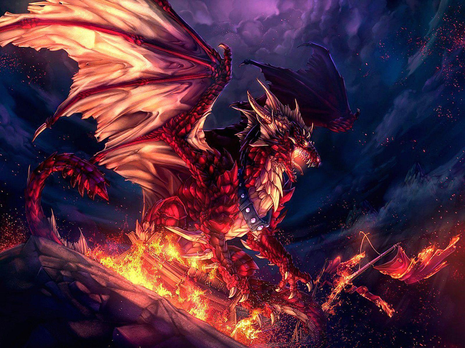 1600 x 1200 · jpeg - Red Dragon Wallpapers - Wallpaper Cave