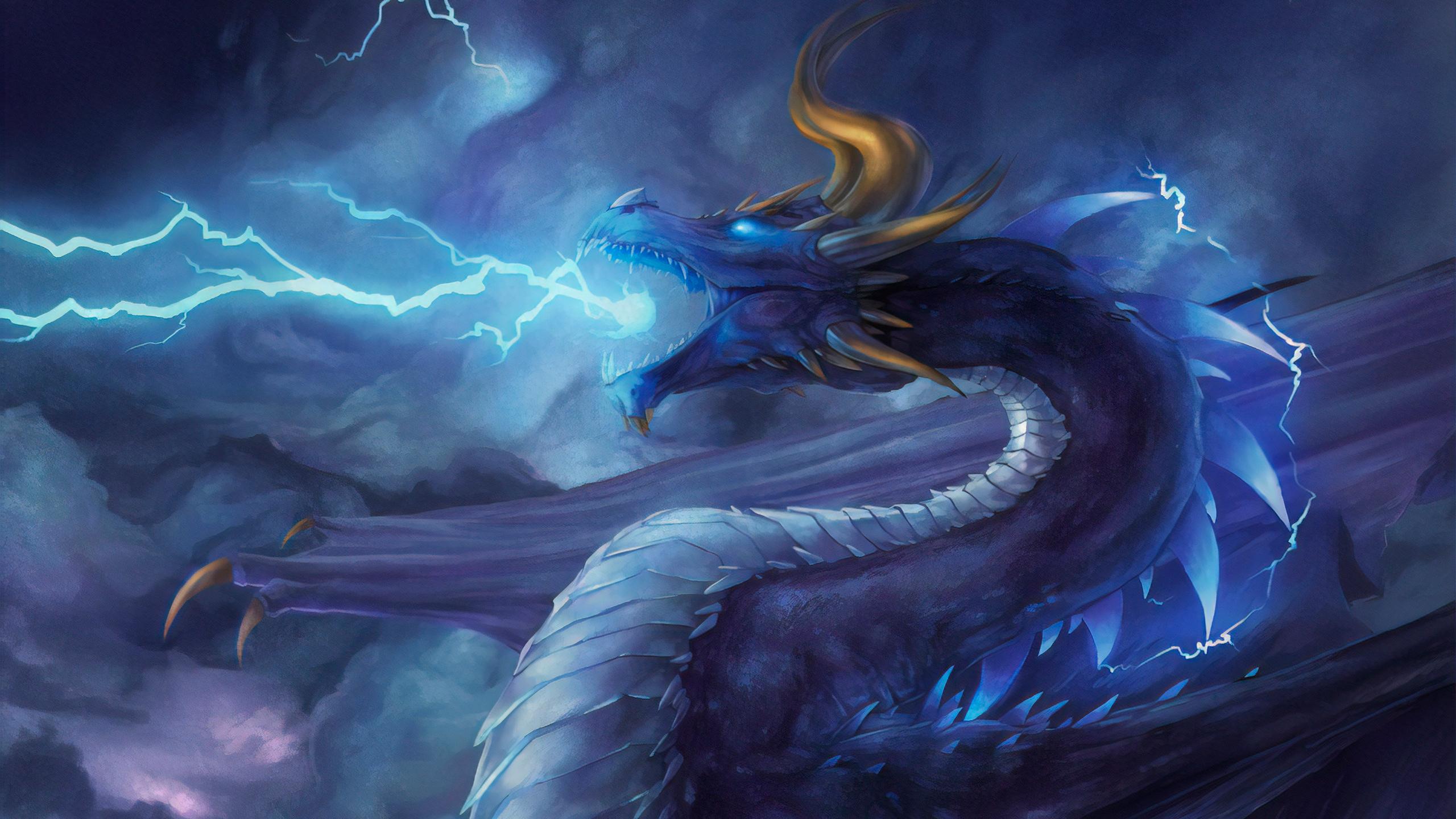 2560 x 1440 · jpeg - Fantasy Dragon HD Wallpaper | Background Image | 2560x1440