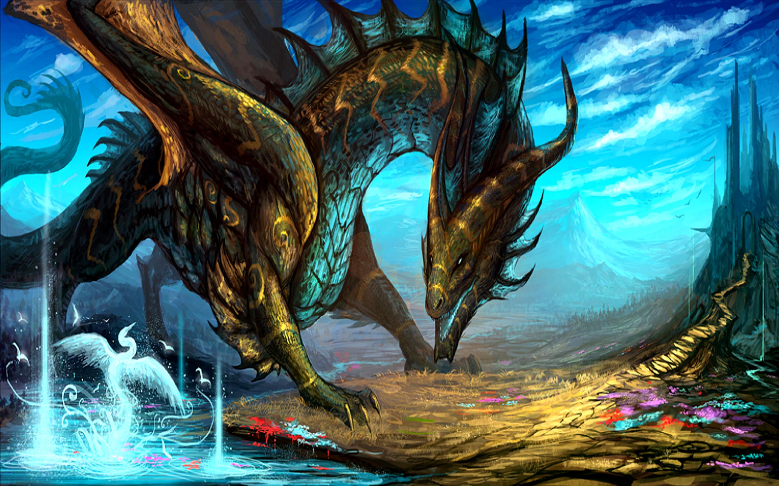 2560 x 1600 · jpeg - Dragon HD Wallpaper | Background Image | 2560x1600 | ID:327405 ...