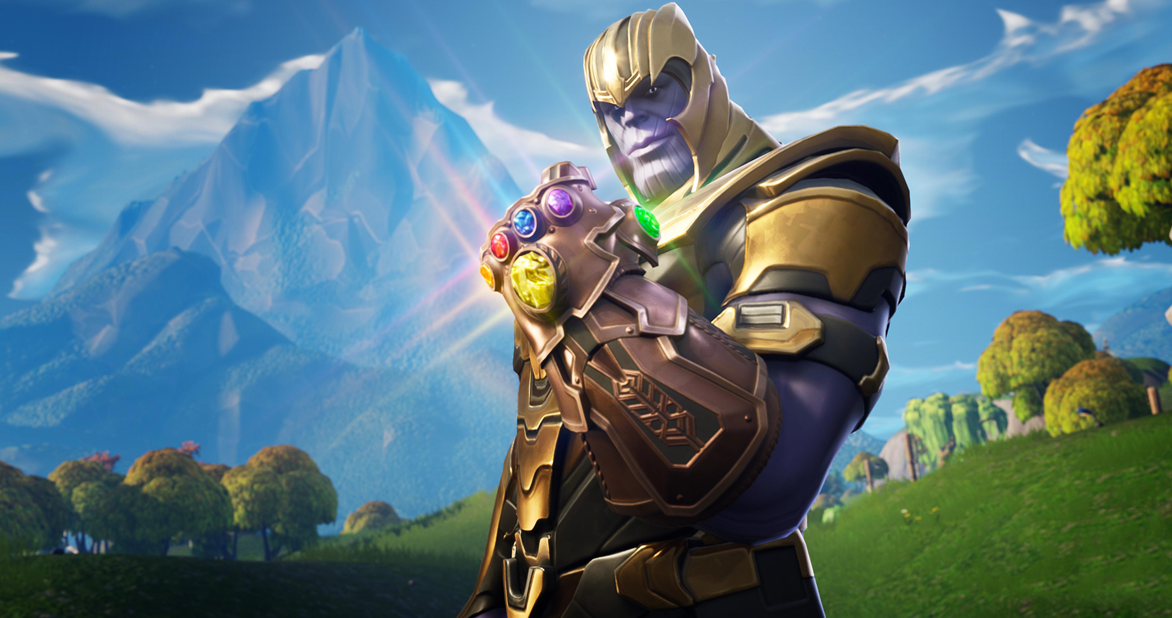 4096 x 2160 · jpeg - Thanos In Fortnite Battle Royale, HD Games, 4k Wallpapers, Images ...