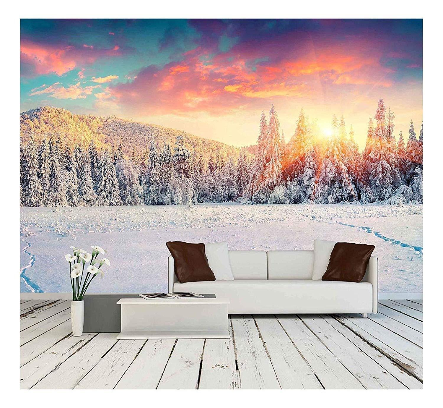 1500 x 1380 · jpeg - wall26 - Colorful Winter Panorama in The Carpathian Mountains ...