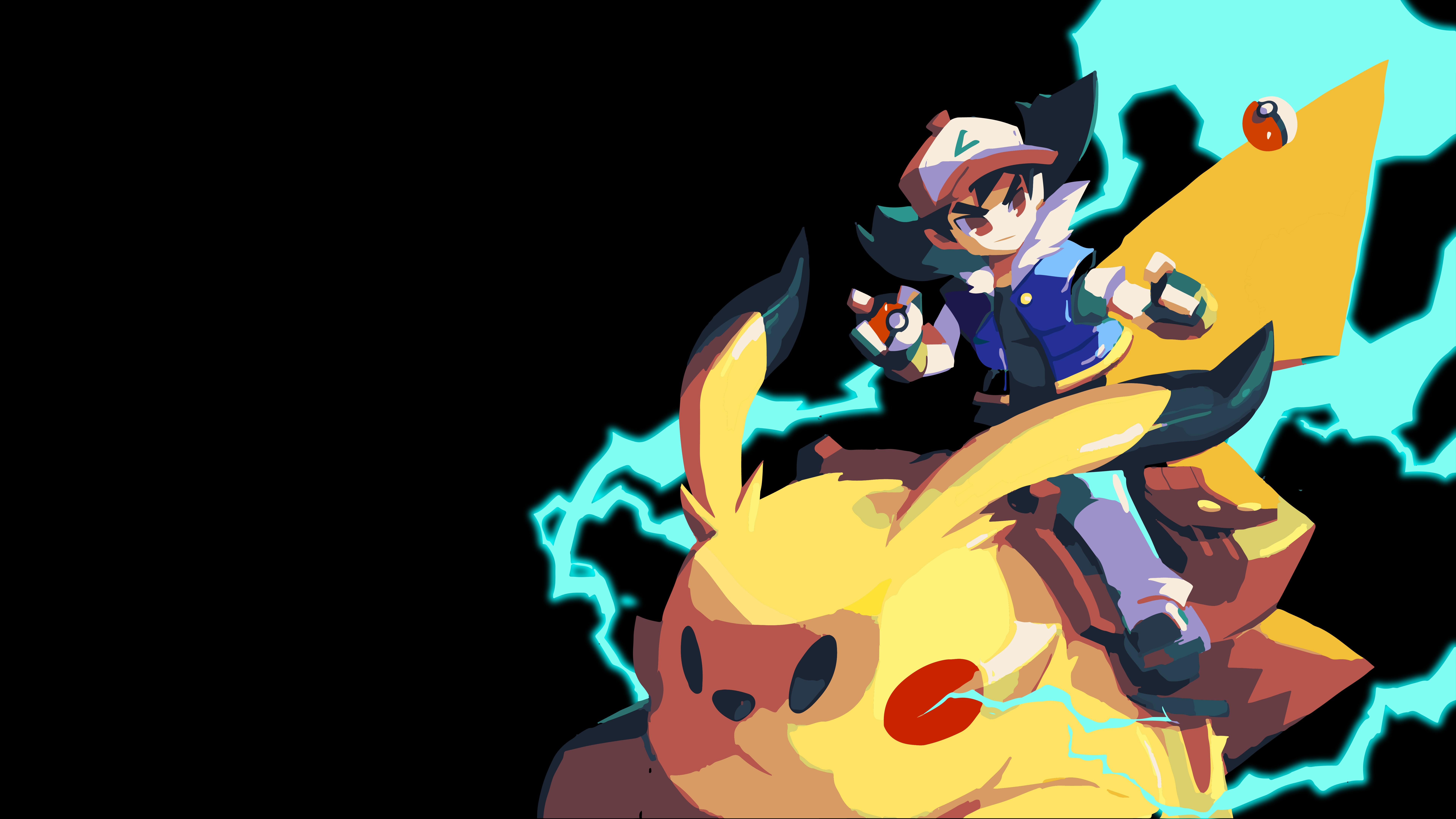 7680 x 4320 · jpeg - Riding Pokemon 8k, HD Anime, 4k Wallpapers, Images, Backgrounds, Photos ...