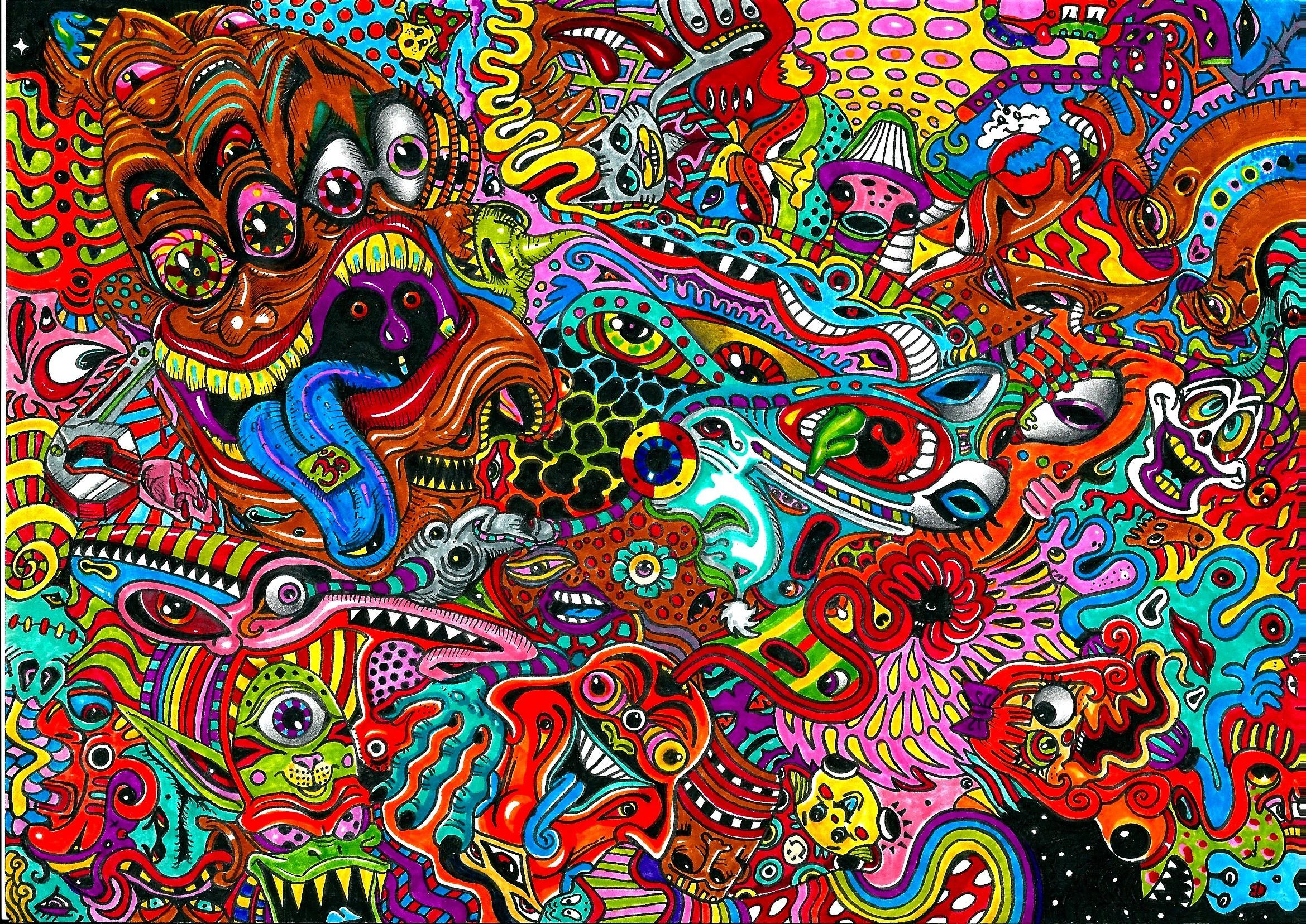 2339 x 1656 · jpeg - Psychedelic Art Wallpapers 1 WallpaperTag