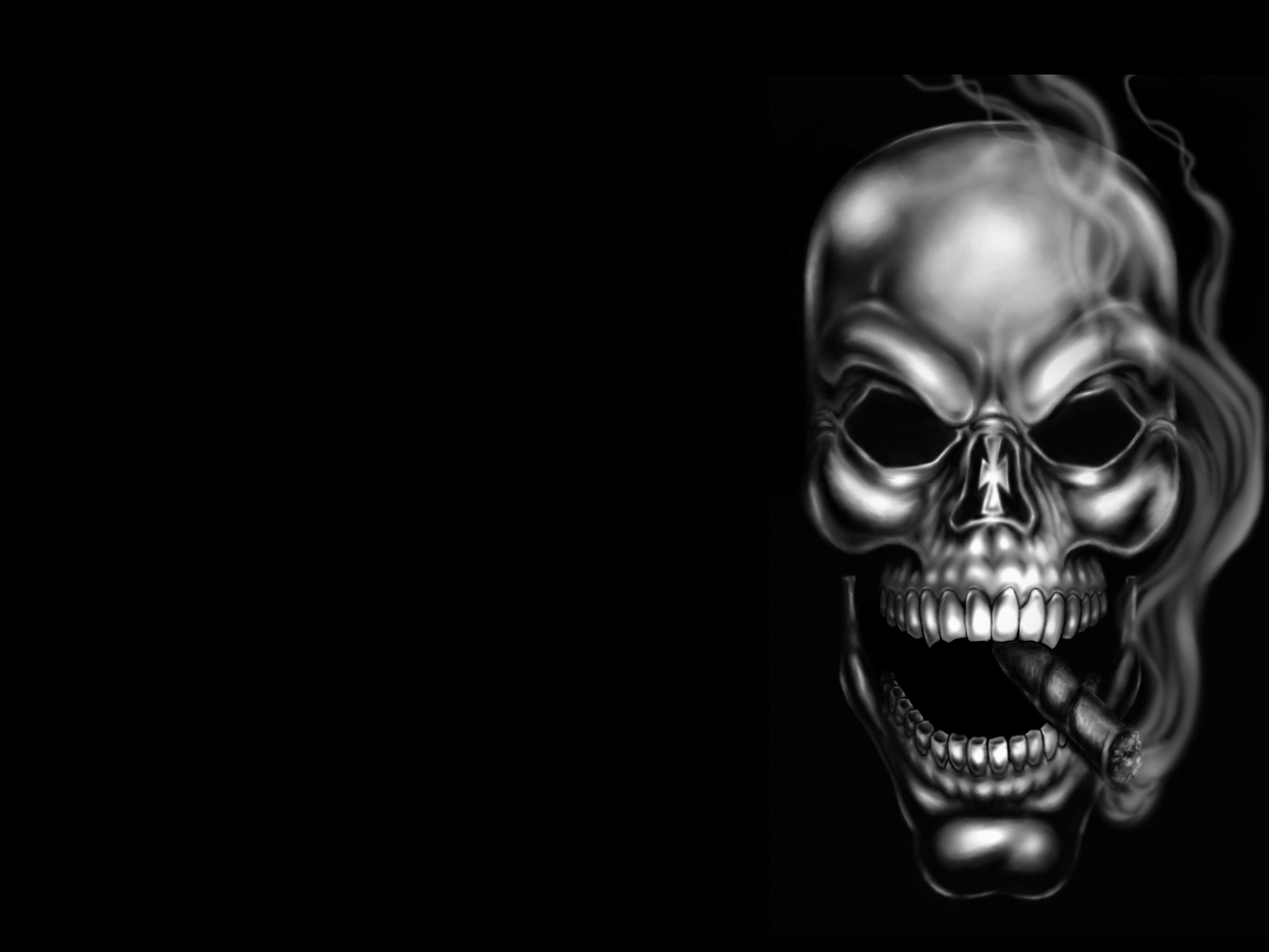 4000 x 3000 · jpeg - Dark Skull 4k Ultra HD Wallpaper | Background Image | 4000x3000