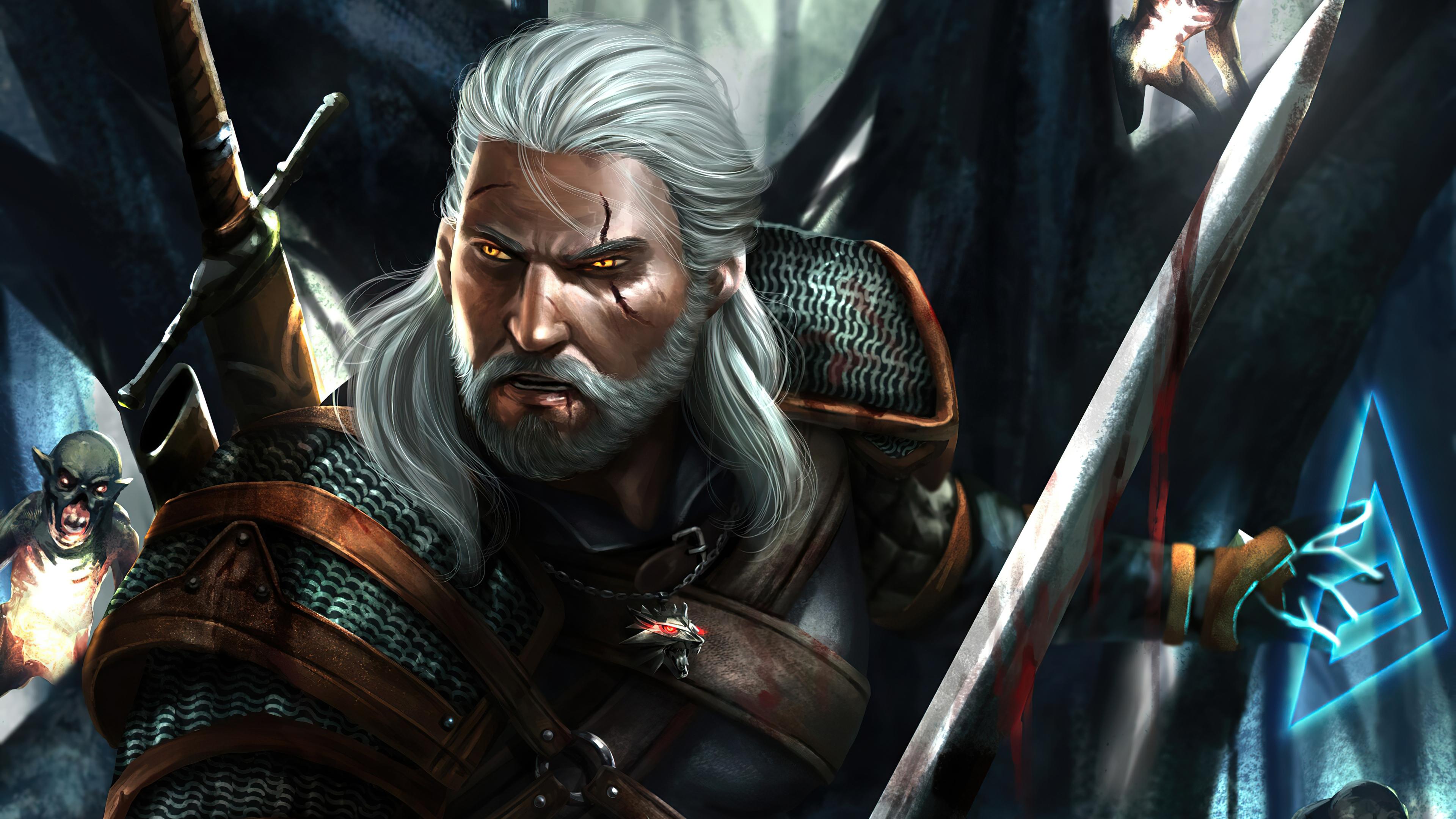 3840 x 2160 · jpeg - 4k Witcher Artwork 2020, HD Tv Shows, 4k Wallpapers, Images ...