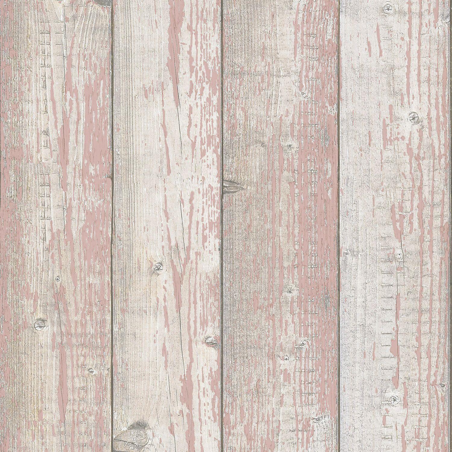 1500 x 1500 · jpeg - GoodHome Bucy Pink Wood effect Wallpaper | Wooden wallpaper, Wood ...