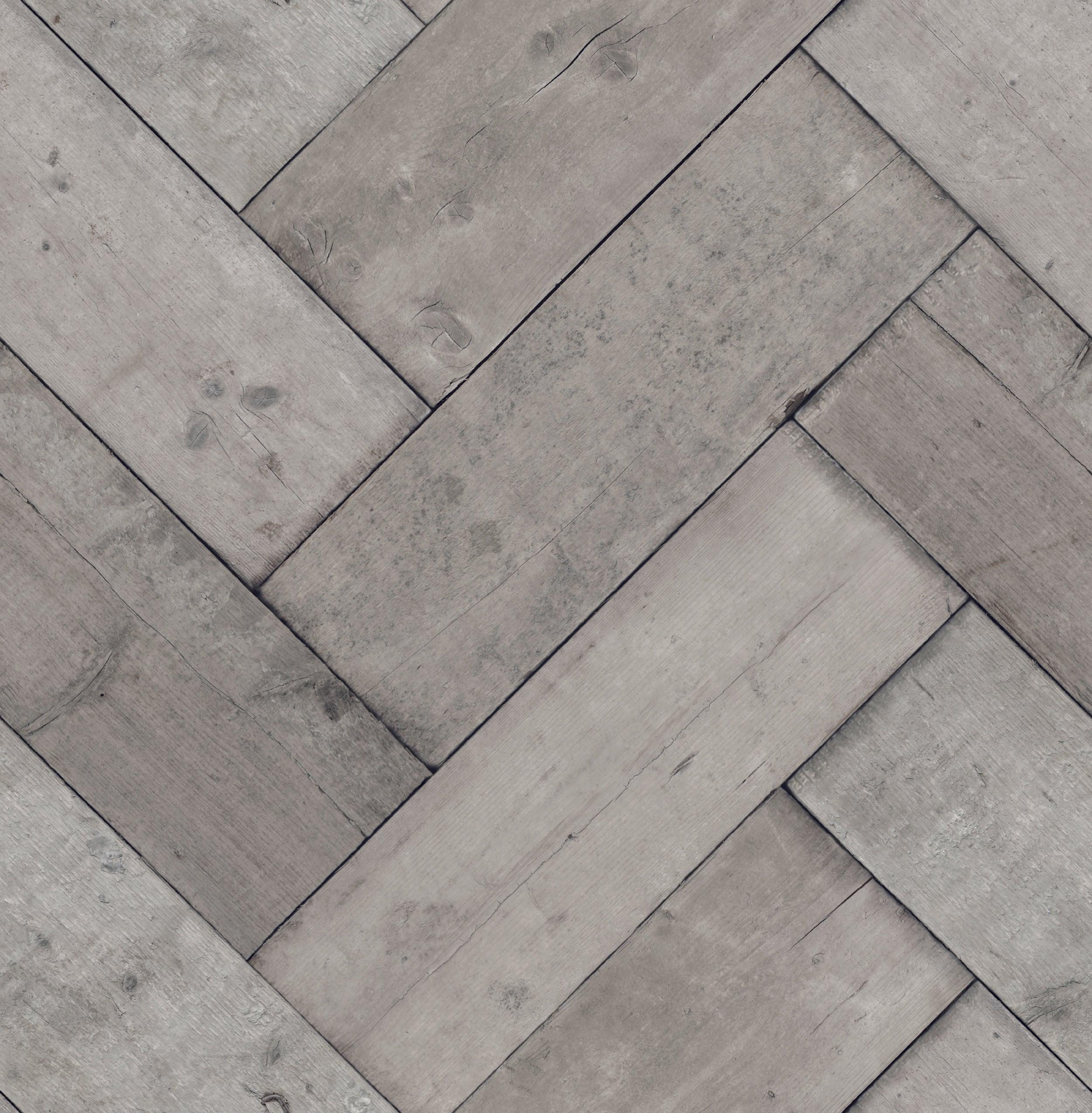 2500 x 2548 · jpeg - Herringbone Wood Effect Wallpaper | Grey Your 4 Walls