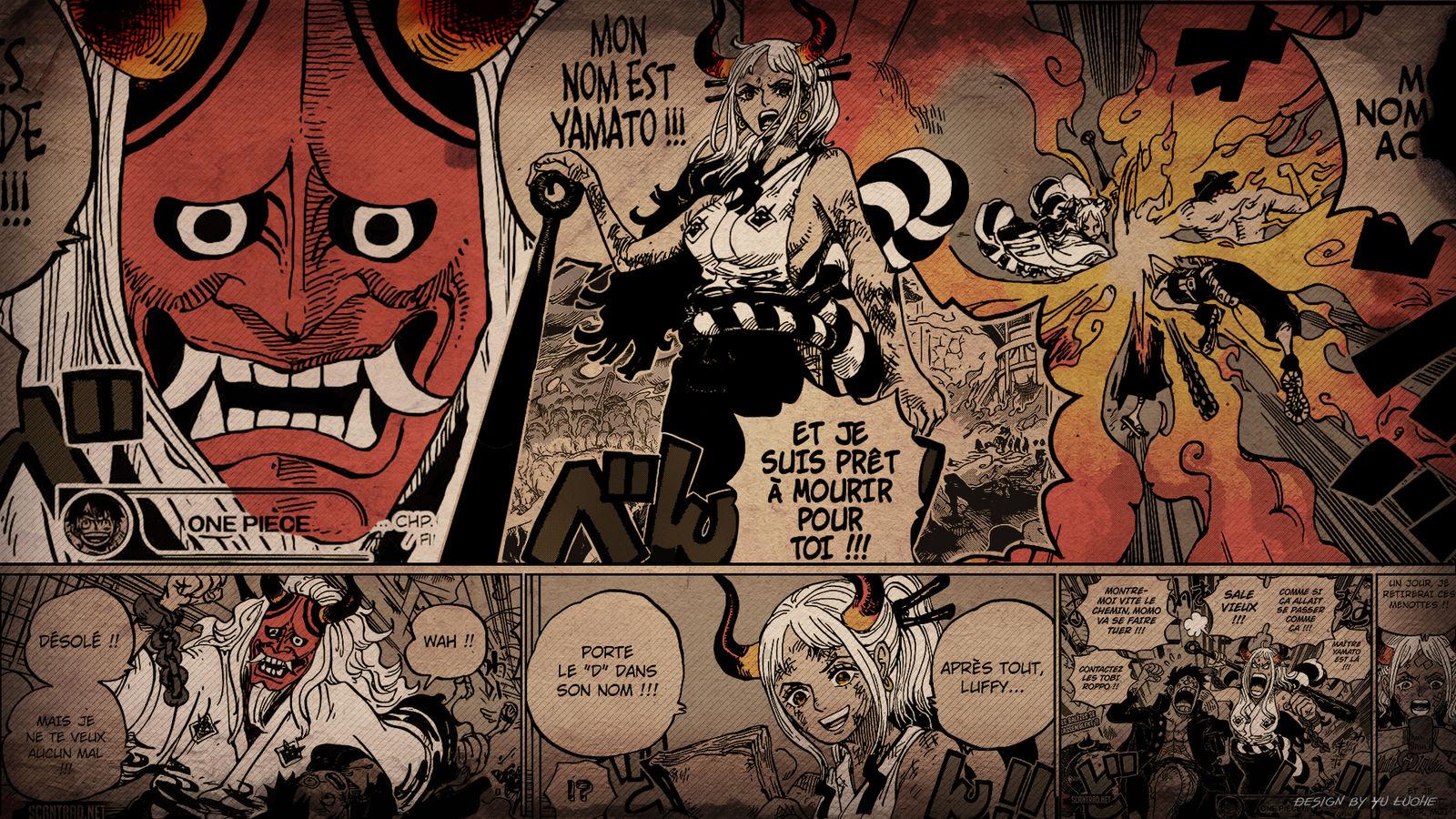 1600 x 900 · jpeg - Wallpaper One Piece - Yamato by YuLuohe on DeviantArt