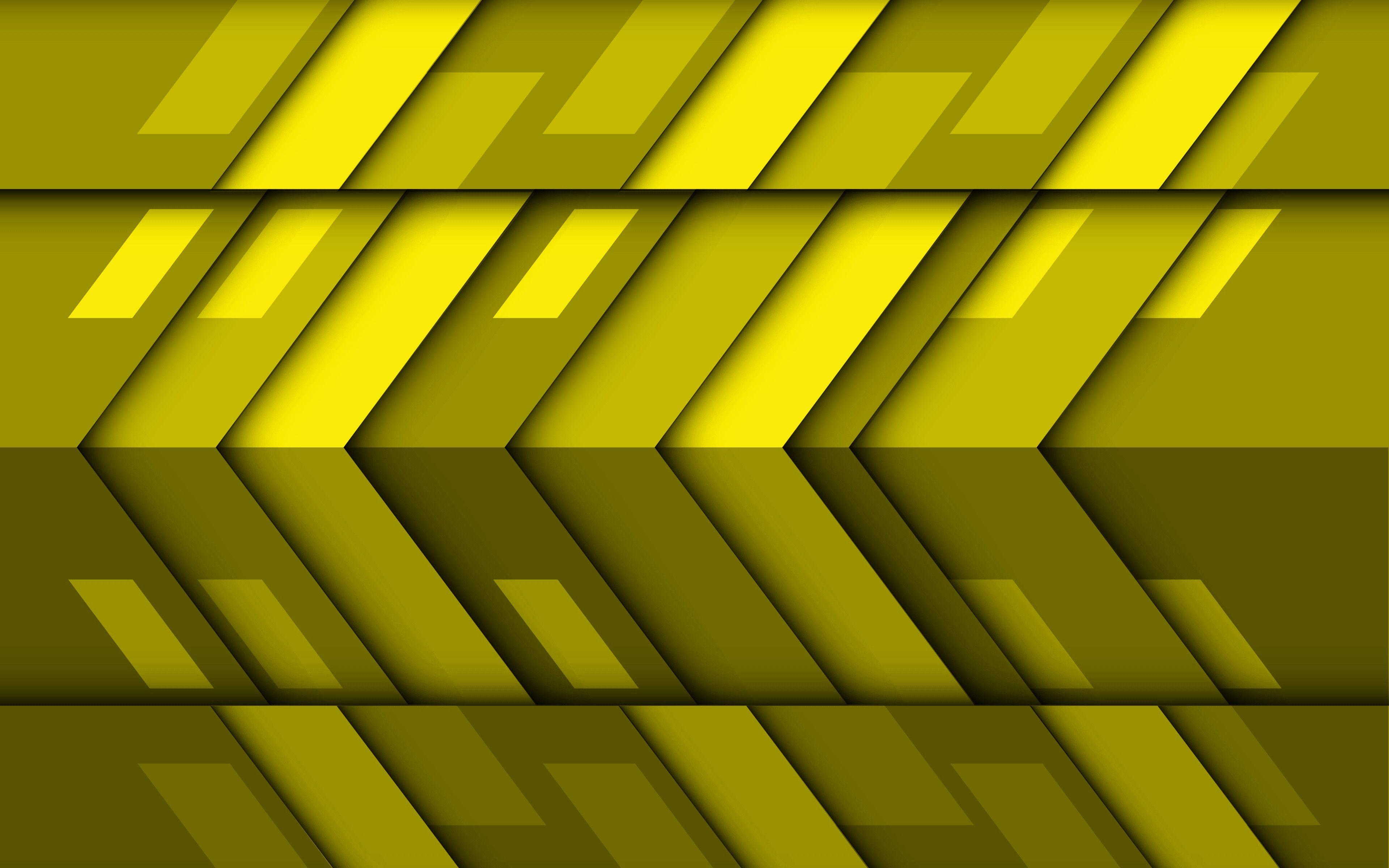 3840 x 2400 · jpeg - Yellow Geometric Desktop Wallpapers - Wallpaper Cave