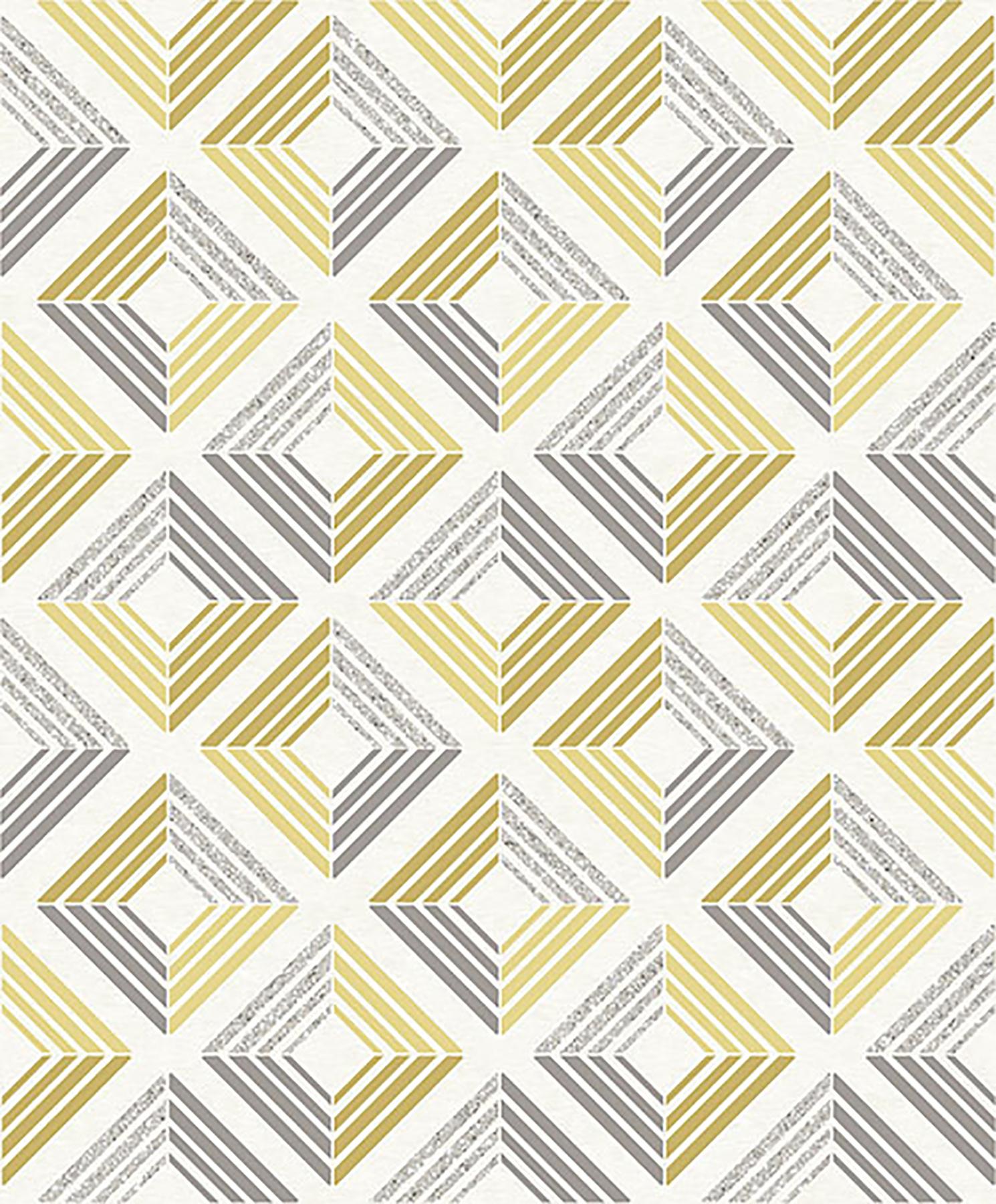 1490 x 1800 · jpeg - Coloroll Echo Yellow Geometric Wallpaper - Walmart - Walmart