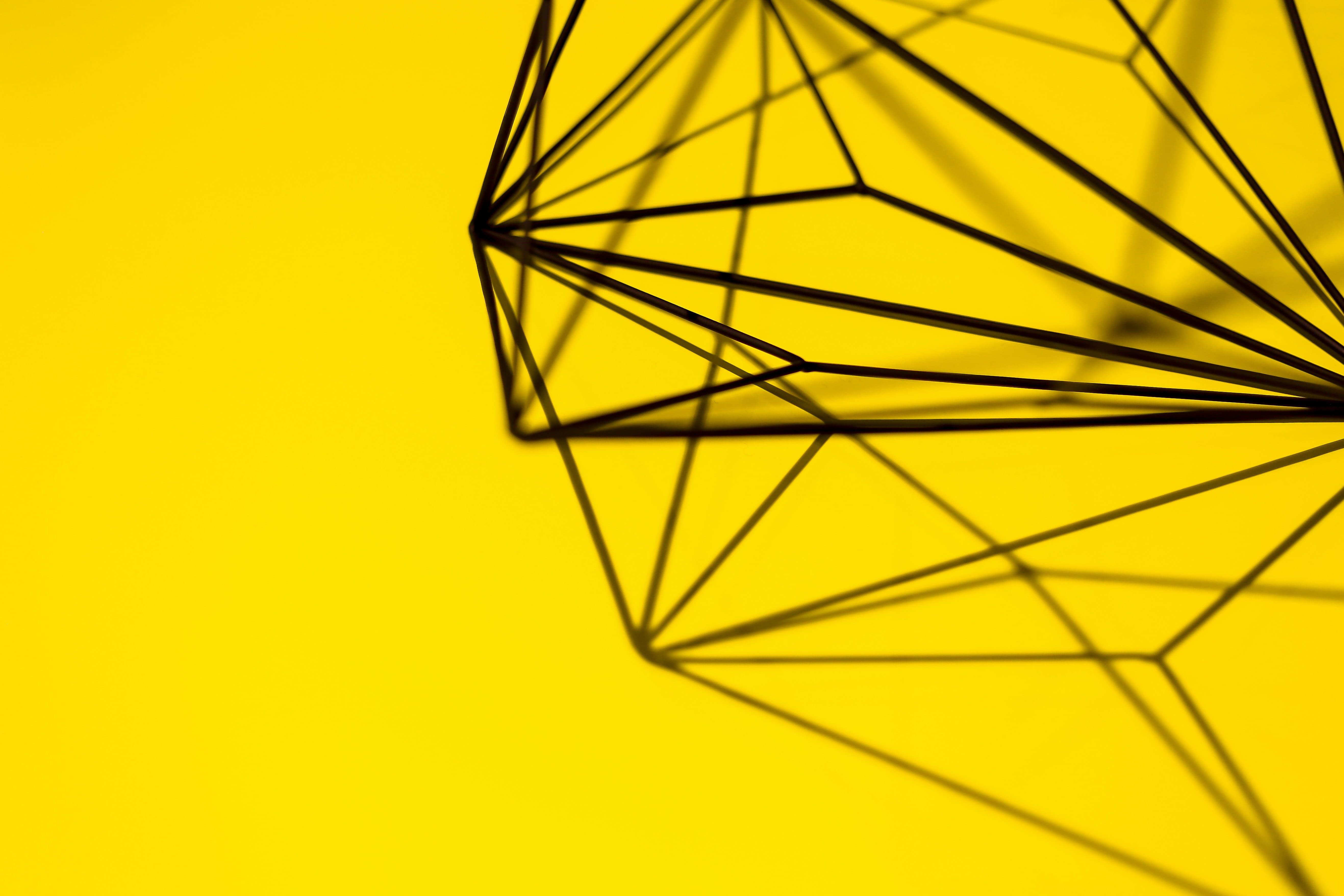 5269 x 3513 · jpeg - Geometric decoration on yellow background #yellow #background #texture ...