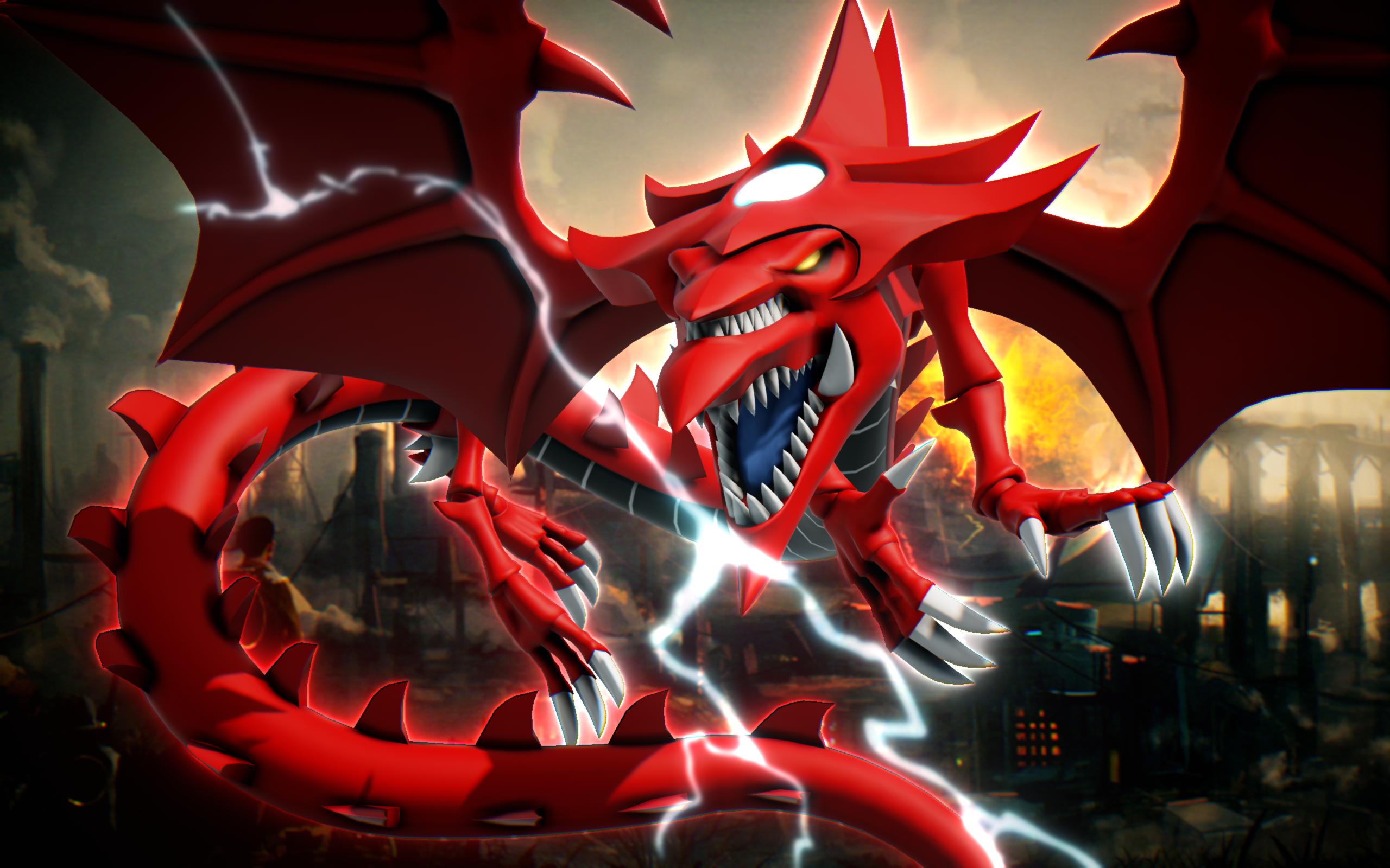 2560 x 1600 · png - 2 Slifer the Sky Dragon HD Wallpapers | Background Images - Wallpaper Abyss